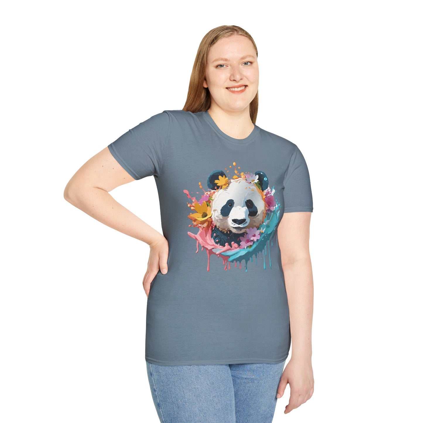 Panda Shirt, T Shirt with Panda, Animal Shirt, Tee Shirt with Animals