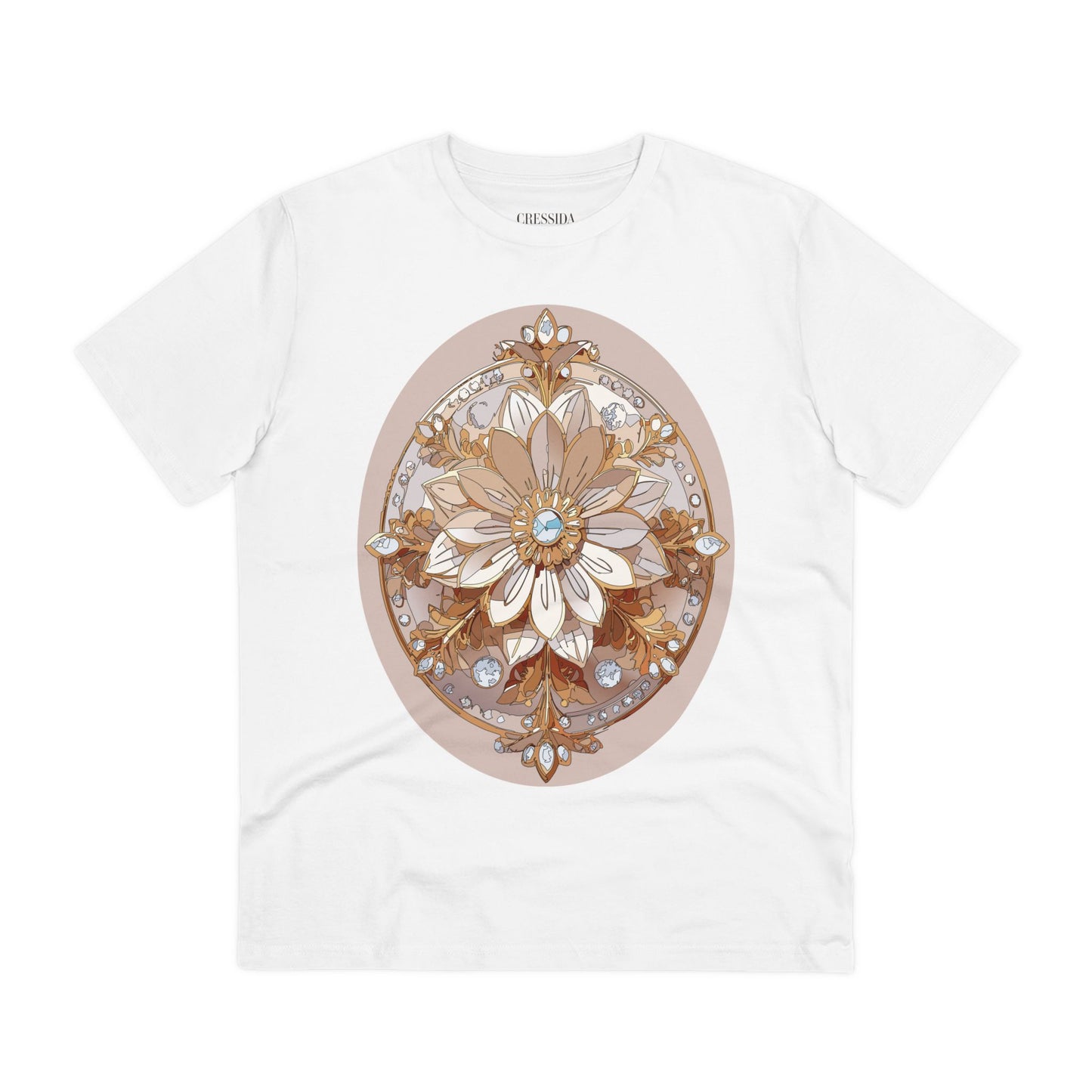 Organic T-shirt with Flower