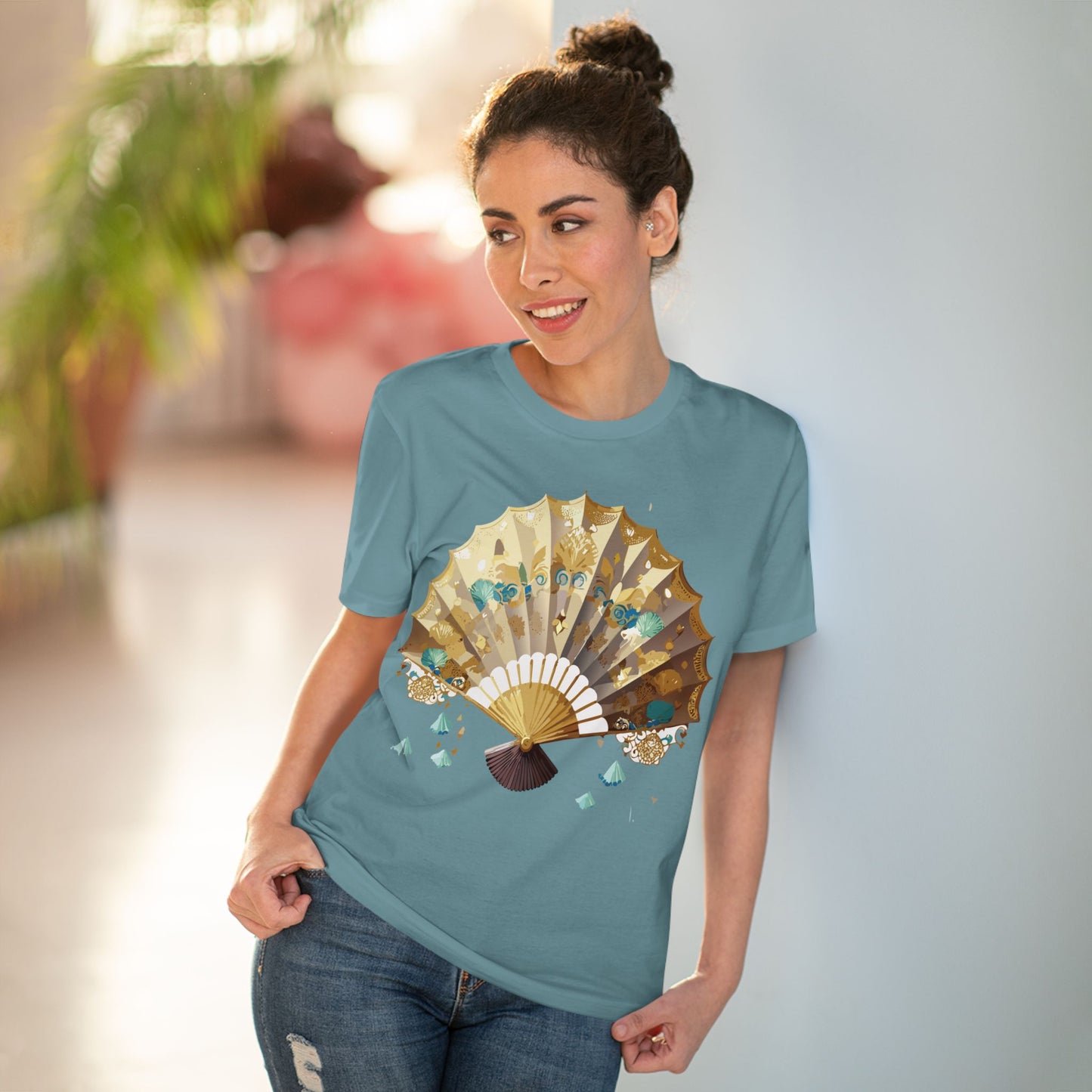 Organic T-shirt with Fan