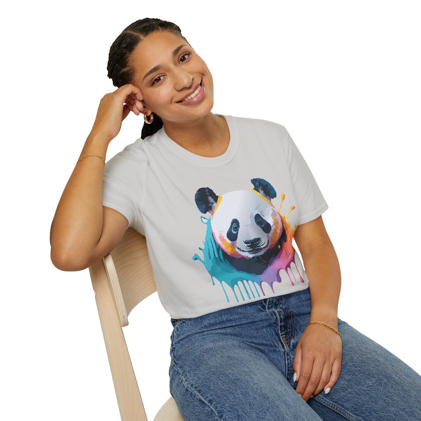 Panda Shirt, T Shirt with Panda, Animal Shirt, Tee Shirt with Animals