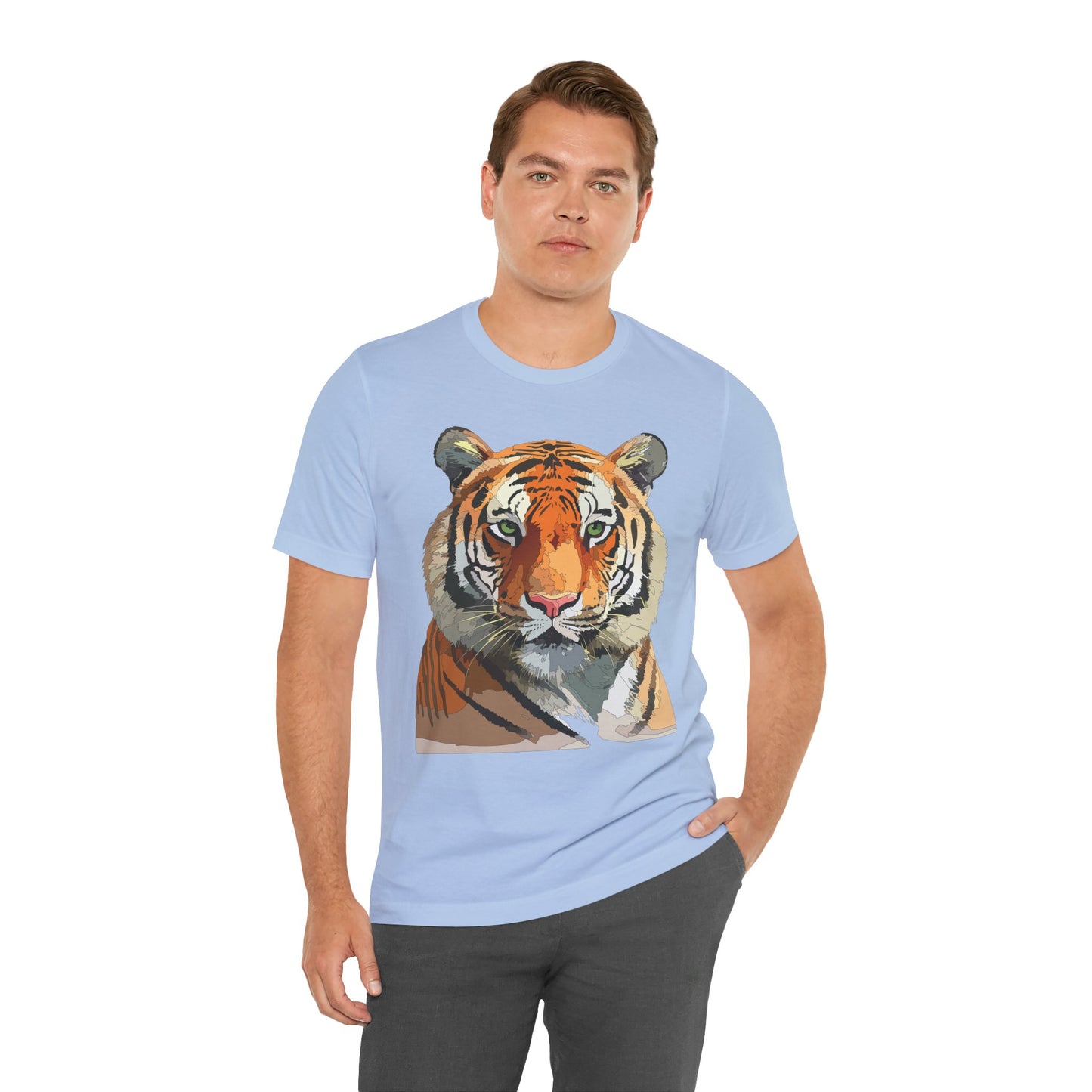 Unisex Animal Shirt, Tee Shirt with Animals, Art Design Tee Shirt, Wild Animals Shirt