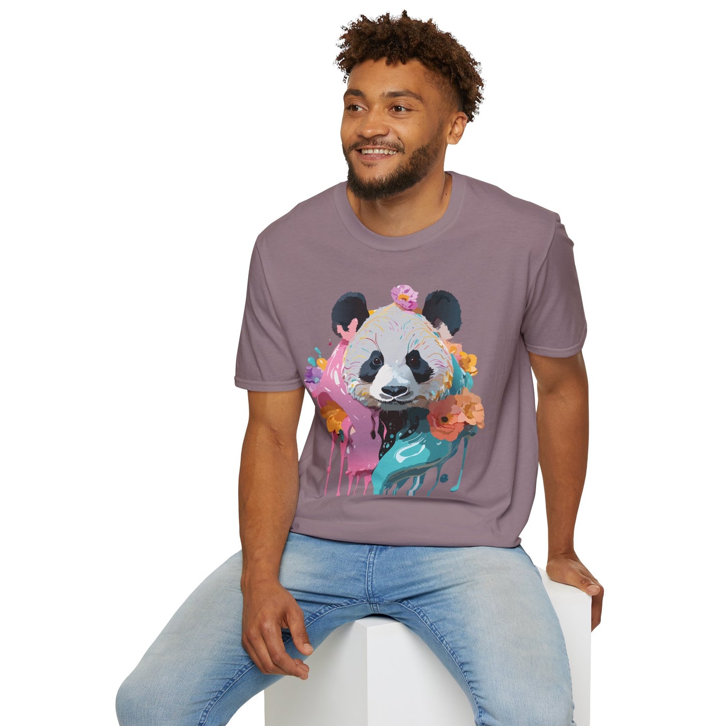 Panda Shirt, T Shirt with Panda, Animal Shirt, Tee Shirt with Animals
