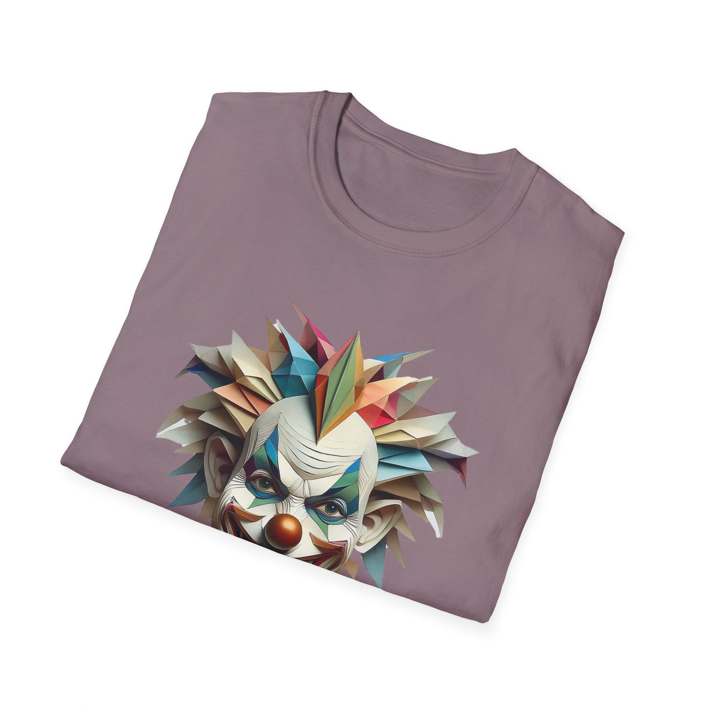 Clown Shirt, T Shirt with Clown, Funny Man Shirt, Tee Shirt with Funny Man, Circus Shirt, Shirt with Circus, Scary Man Shirt, Shirt with Scary Man