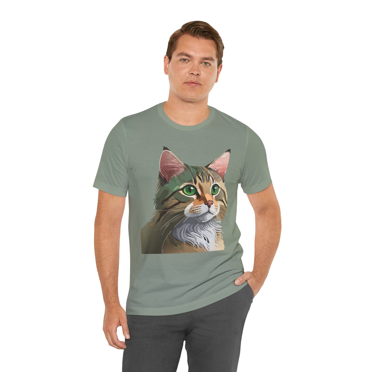Unisex Animal Shirt, Tee Shirt with Animals, Art Design Tee Shirt, Wild Animals Shirt