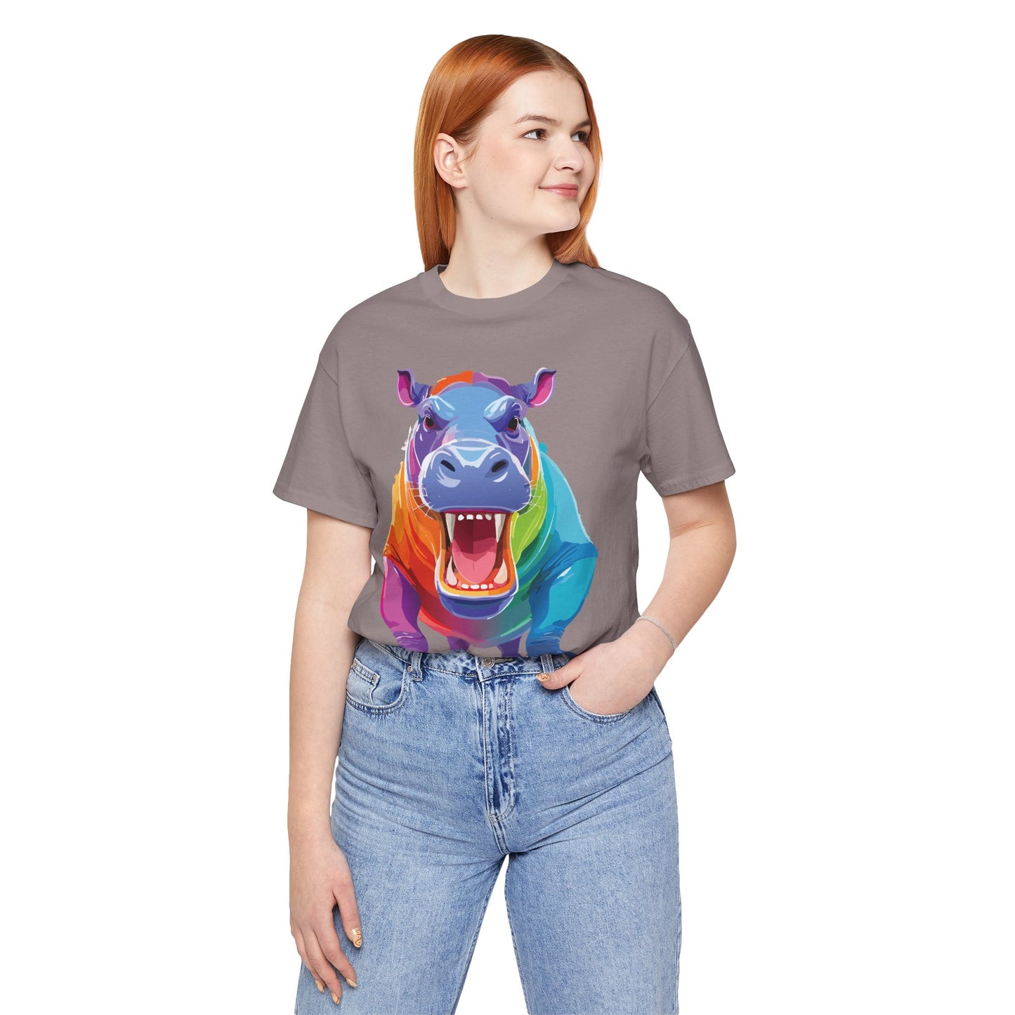 Unisex Animal Shirt, Tee Shirt with Animals, Art Design Tee Shirt, Wild Animals Shirt
