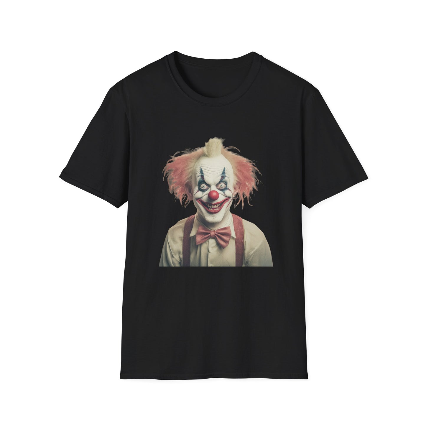 Clown Shirt, T Shirt with Clown, Funny Man Shirt, Tee Shirt with Funny Man, Circus Shirt, Shirt with Circus, Scary Man Shirt, Shirt with Scary Man