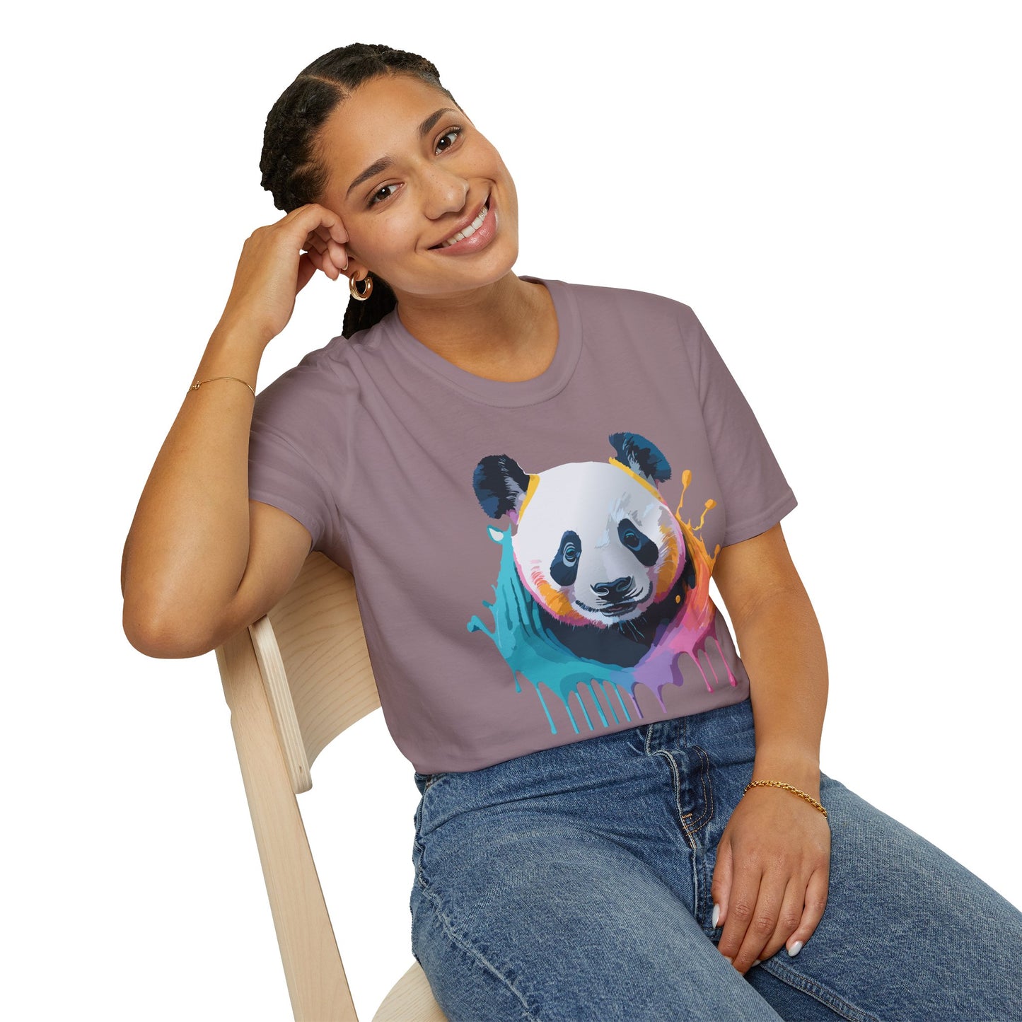 Panda Shirt, T Shirt with Panda, Animal Shirt, Tee Shirt with Animals