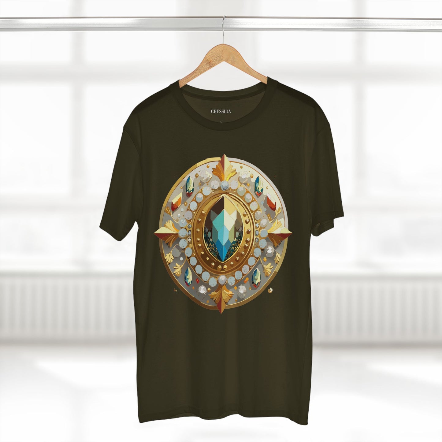 Medallion Shirt, Shirt with Medallion, Tee Shirt with Medal