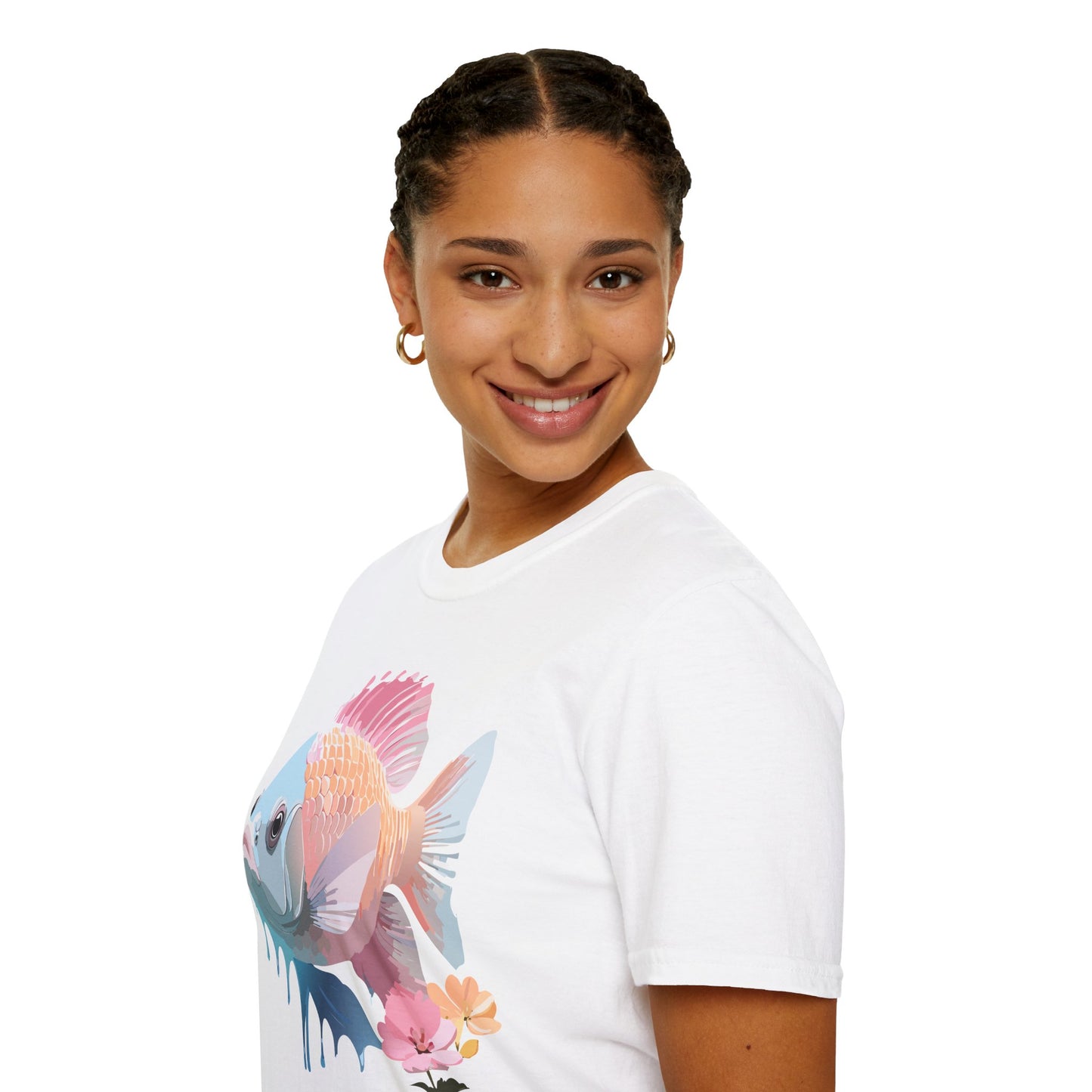 Copy of Fish Art Design Shirt, T Shirt with Fish, Graphic Shirt, Tee Shirt with Graphic Design, Shirt with Fish Graphic Art