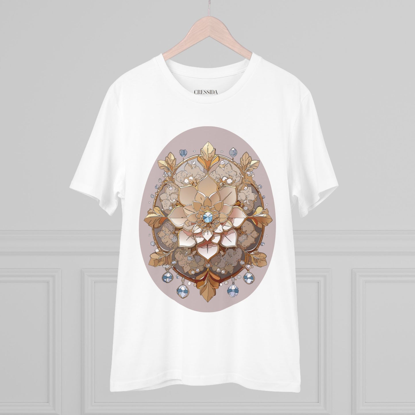 Organic T-shirt with Flower