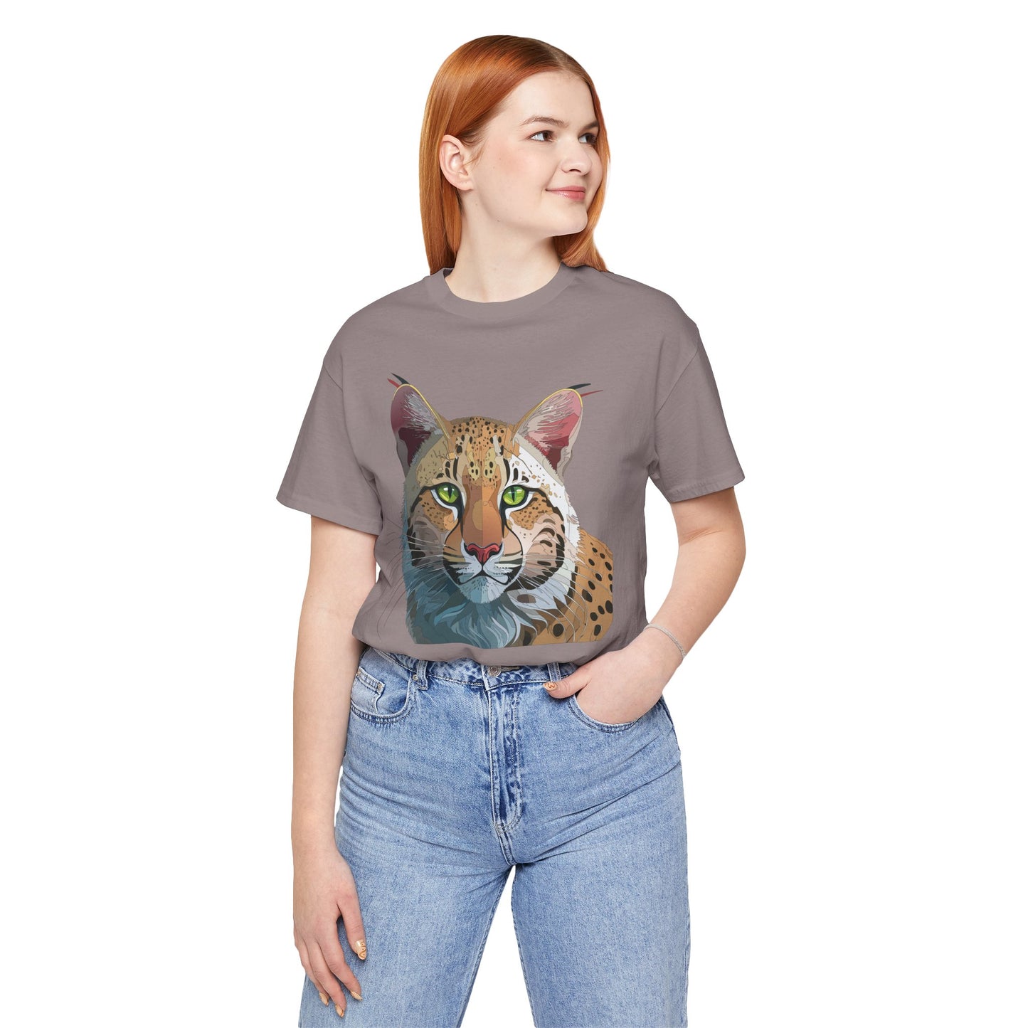 Unisex Animal Shirt, Tee Shirt with Animals, Art Design Tee Shirt, Wild Animals Shirt