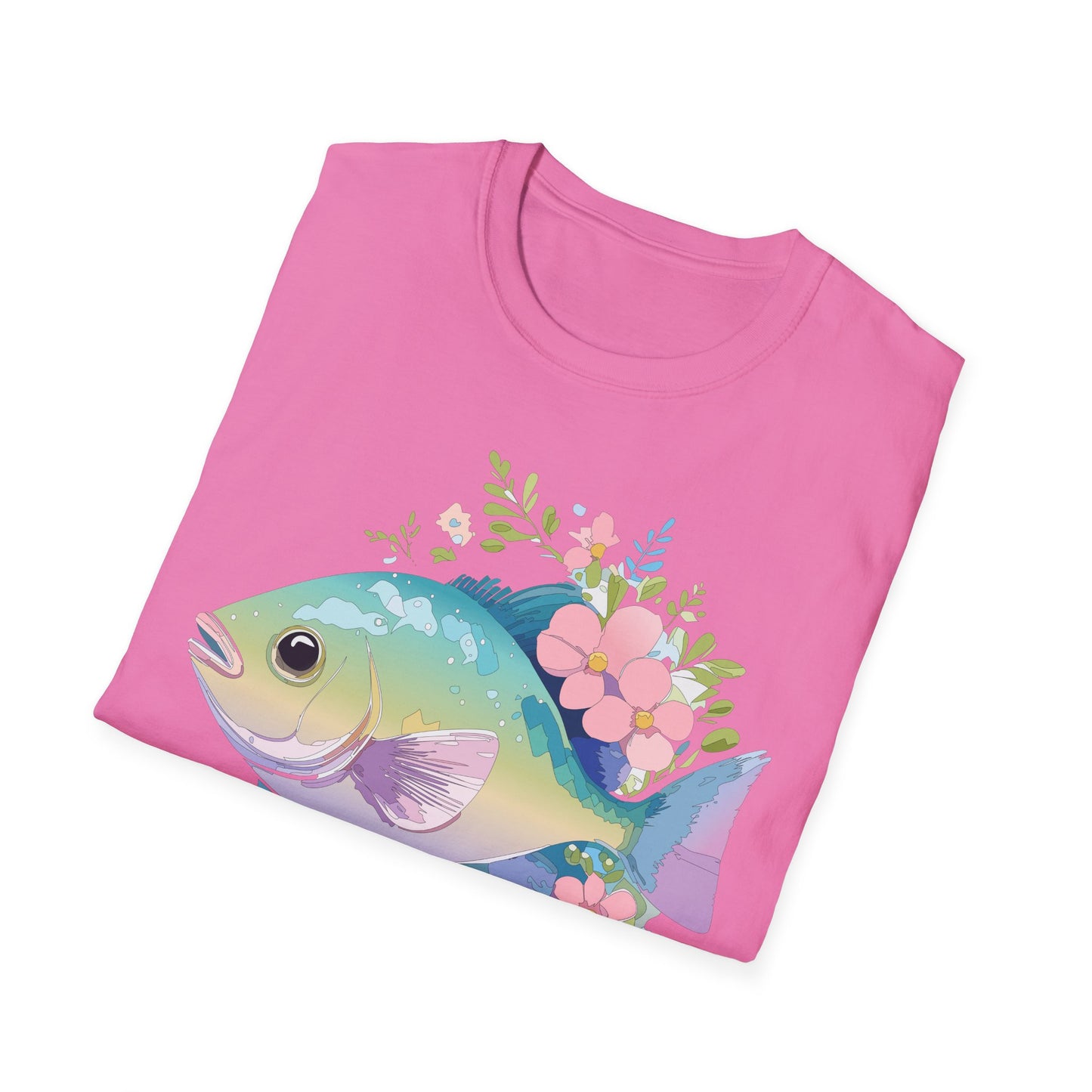Fish Art Design Shirt, T Shirt with Fish, Graphic Shirt, Tee Shirt with Graphic Design, Shirt with Fish Graphic Art