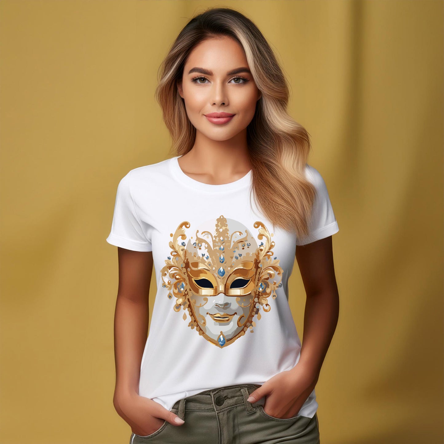 Mask Shirt, Shirt with Mask