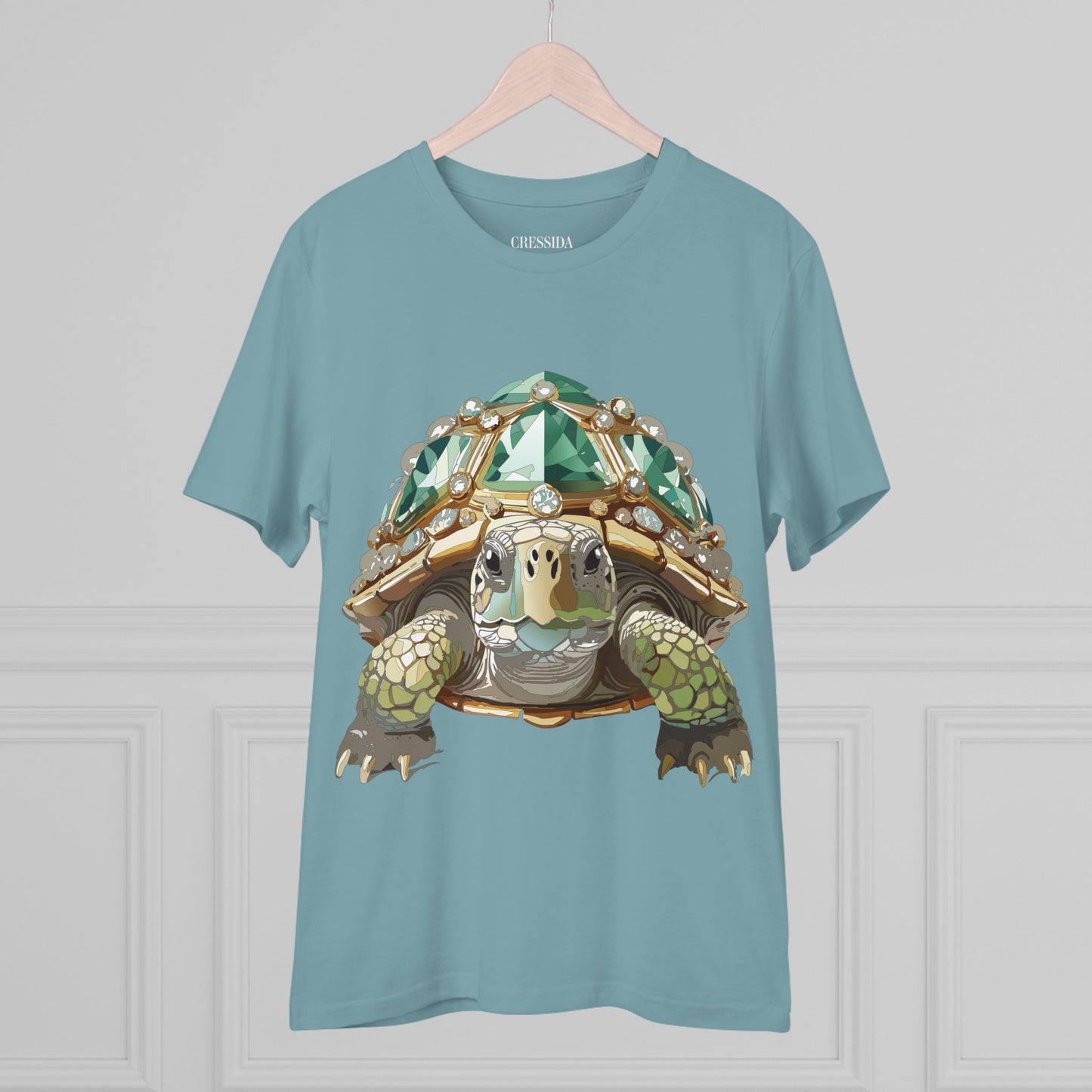 Organic T-shirt with Animals - Turtle