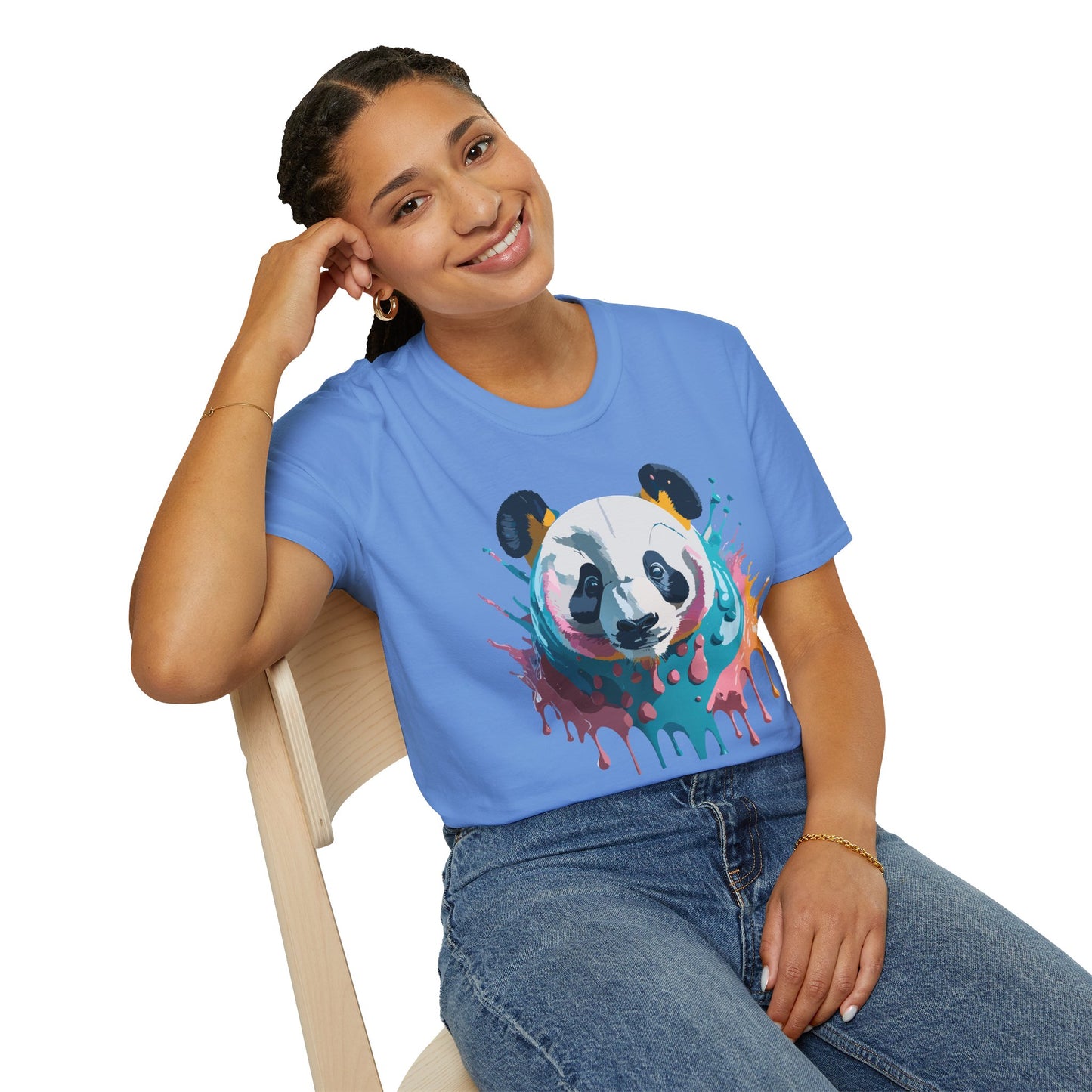Panda Shirt, T Shirt with Panda, Animal Shirt, Tee Shirt with Animals