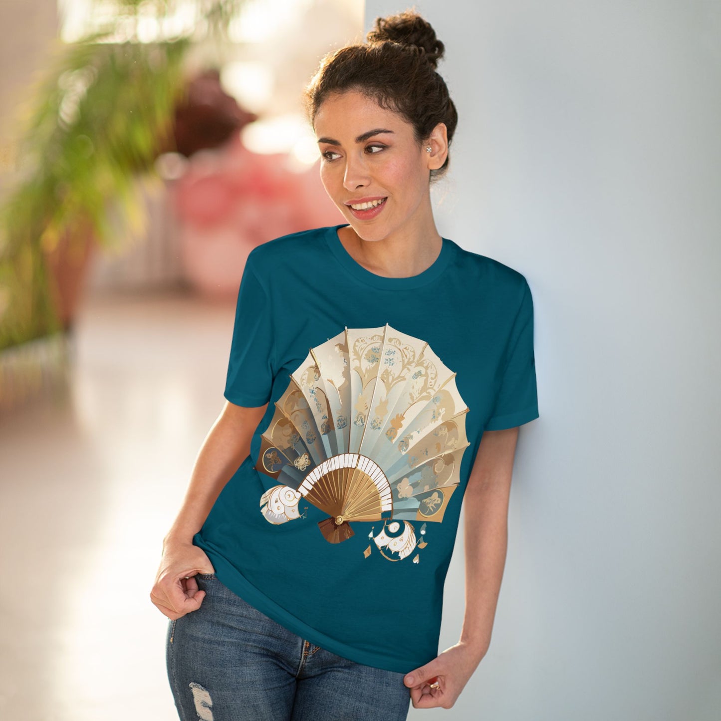 Organic T-shirt with Fan