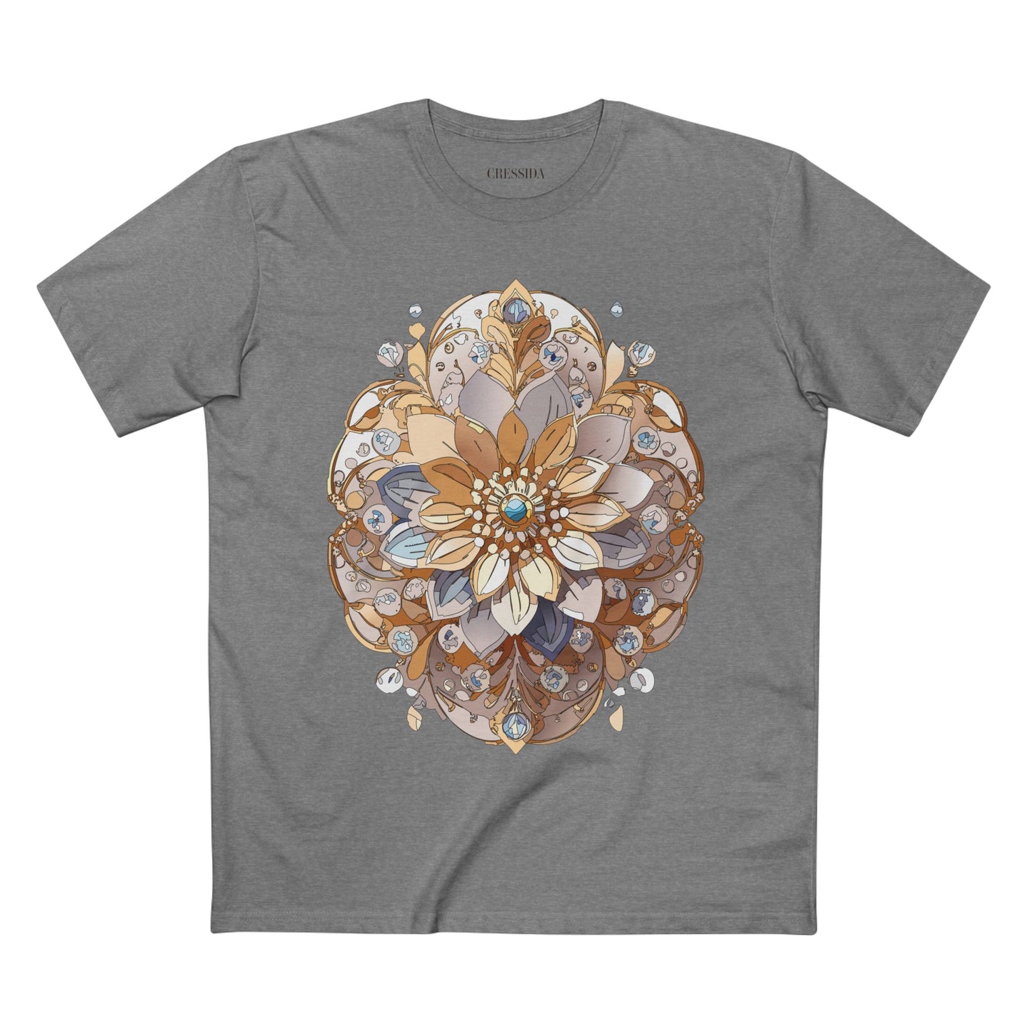Floral Shirt, Shirt with Flower, Tee Shirt with Antique Flower