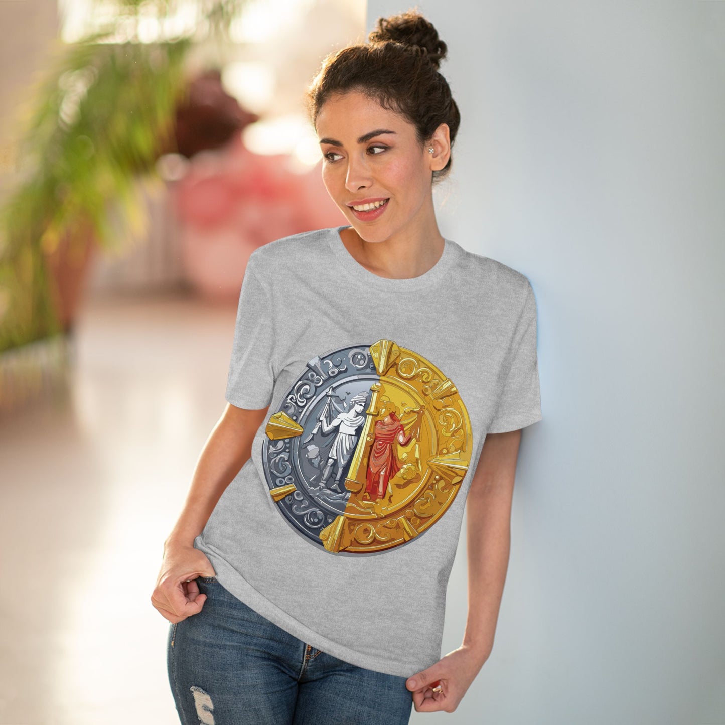 Organic T-shirt with Coin