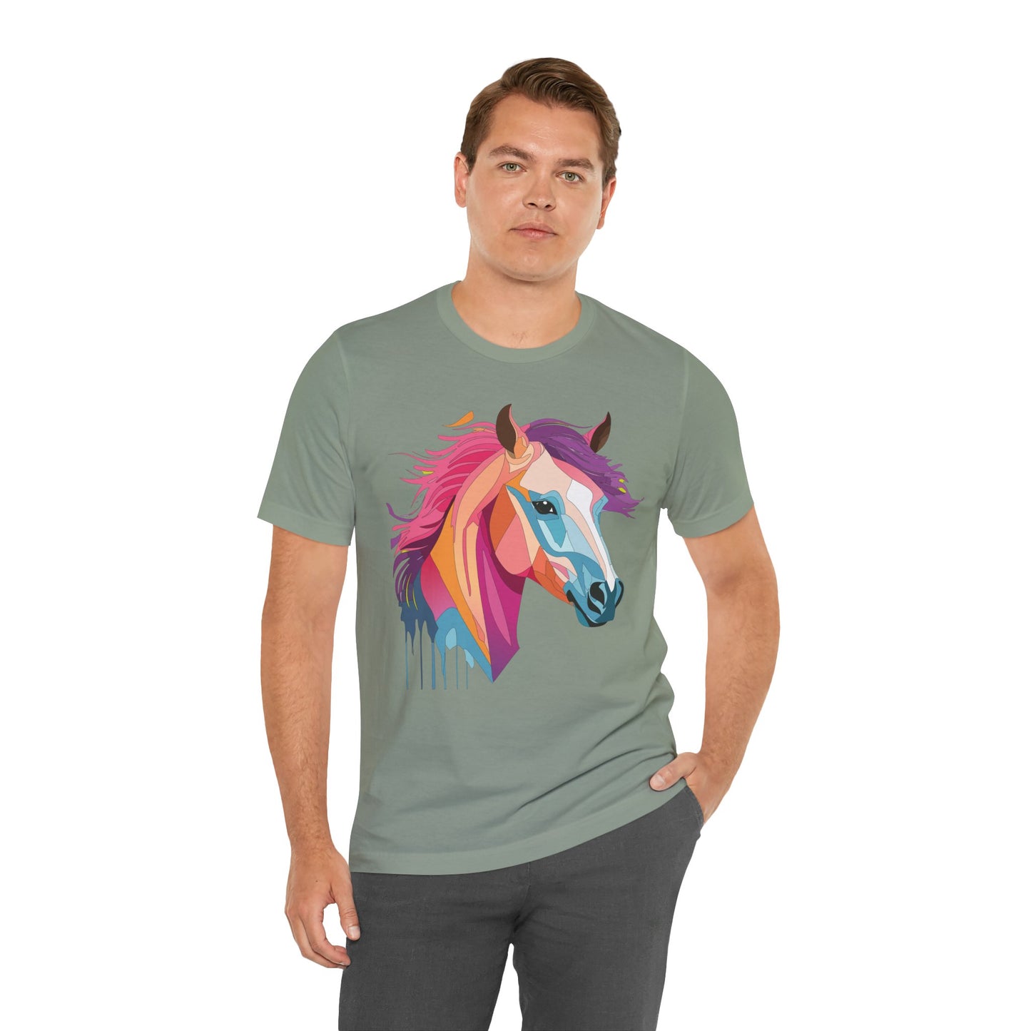Unisex Animal Shirt, Tee Shirt with Animals, Art Design Tee Shirt, Wild Animals Shirt