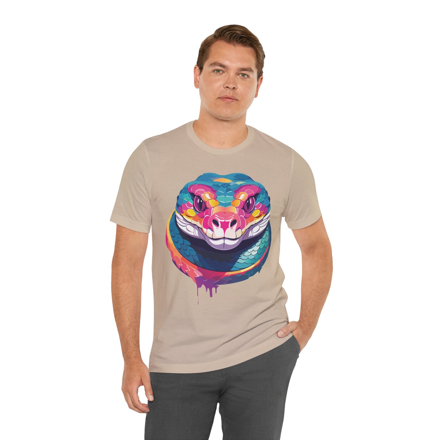 Unisex Animal Shirt, Tee Shirt with Animals, Art Design Tee Shirt, Wild Animals Shirt