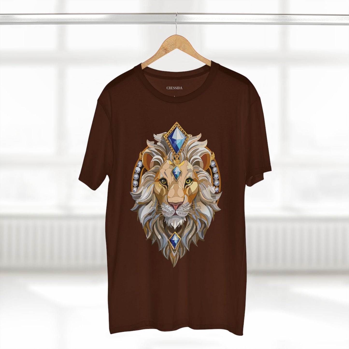 Unisex Animal Medallion Graphic Tee 100 Percent Cotton Premium Shirt