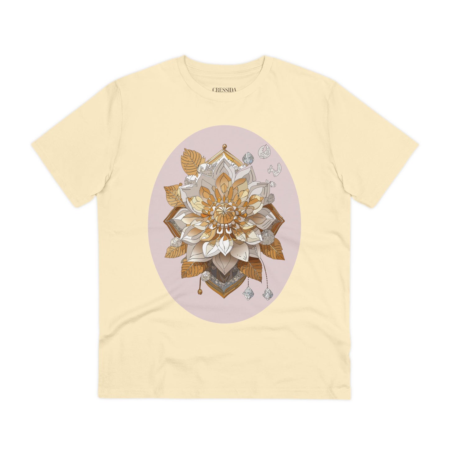 Organic T-shirt with Flower