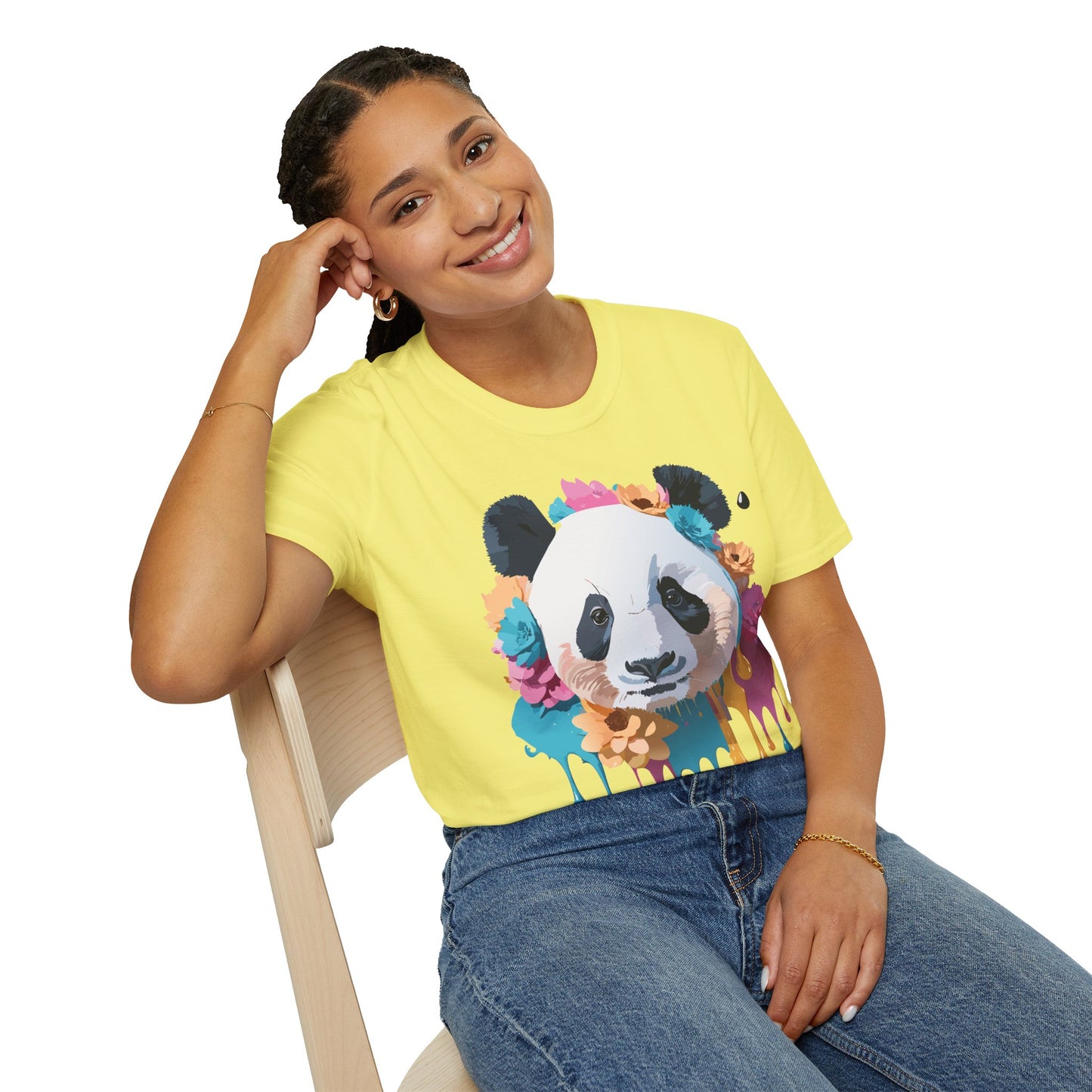 Panda Shirt, T Shirt with Panda, Animal Shirt, Tee Shirt with Animals