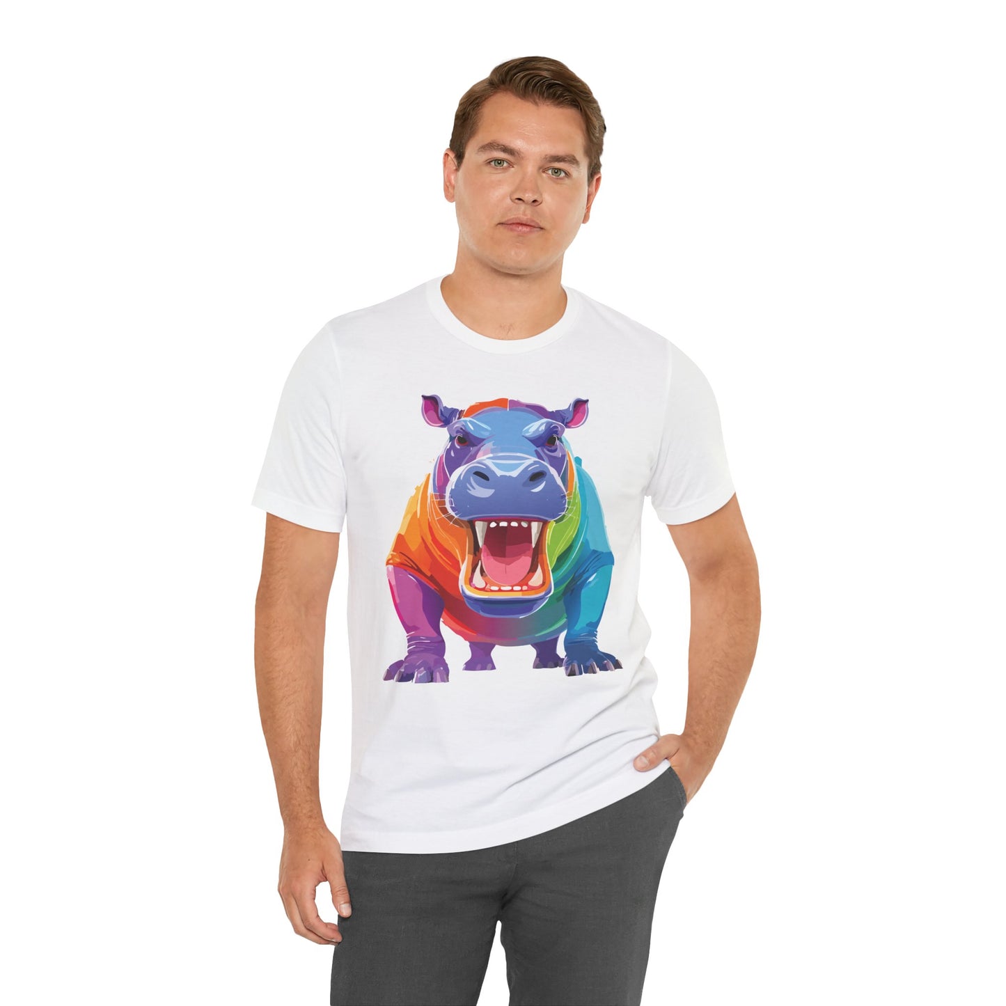 Unisex Animal Shirt, Tee Shirt with Animals, Art Design Tee Shirt, Wild Animals Shirt