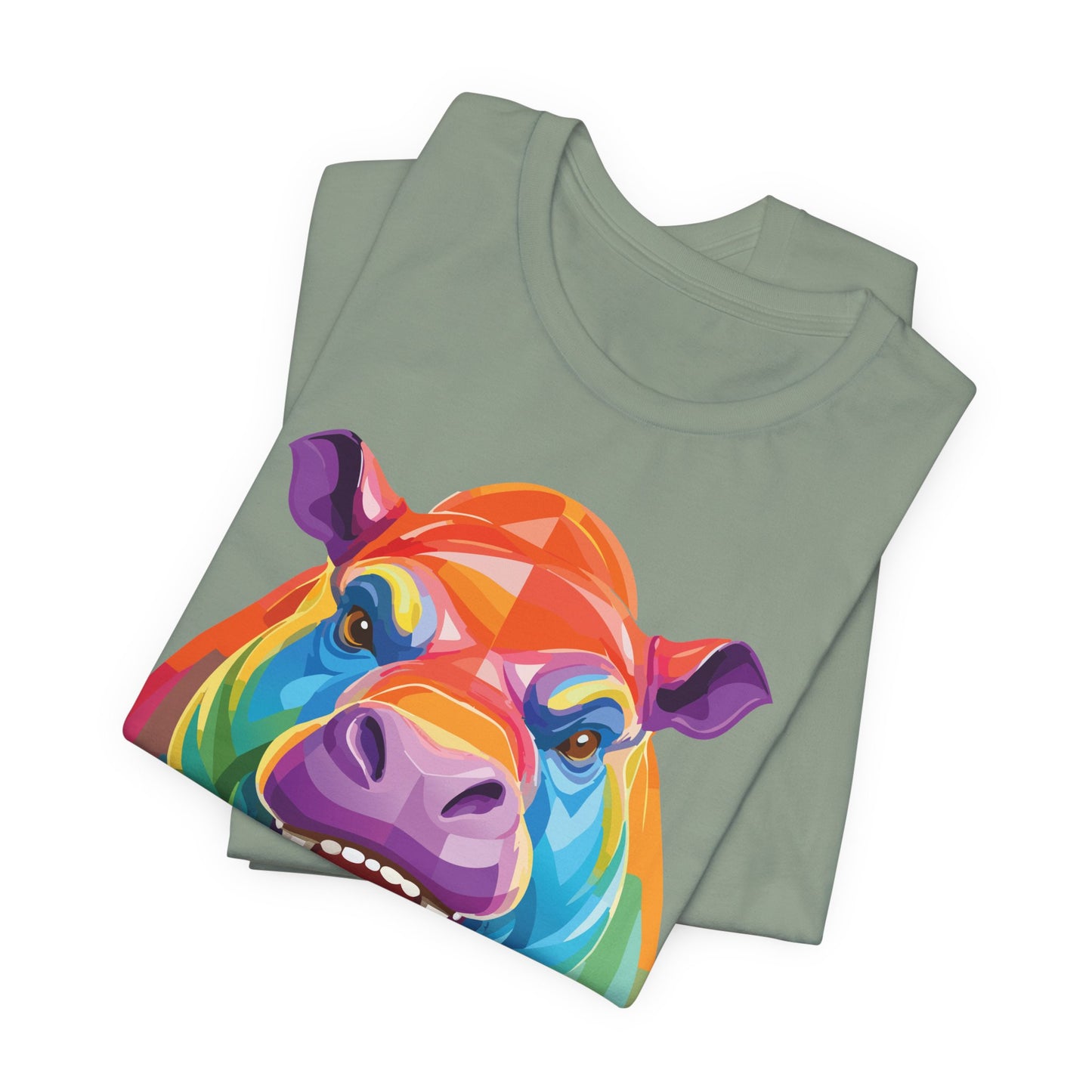 Unisex Animal Shirt, Tee Shirt with Animals, Art Design Tee Shirt, Wild Animals Shirt