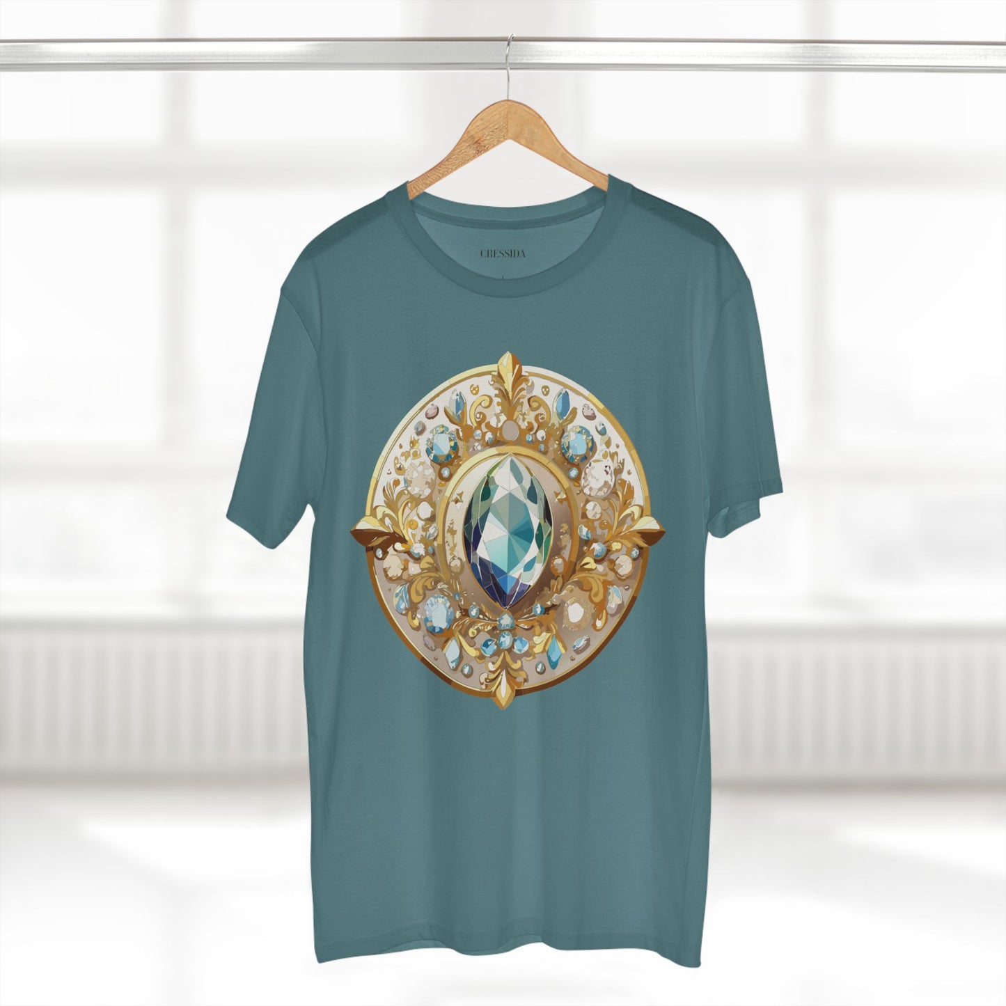 Medallion Shirt, Shirt with Medallion, Tee Shirt with Medal