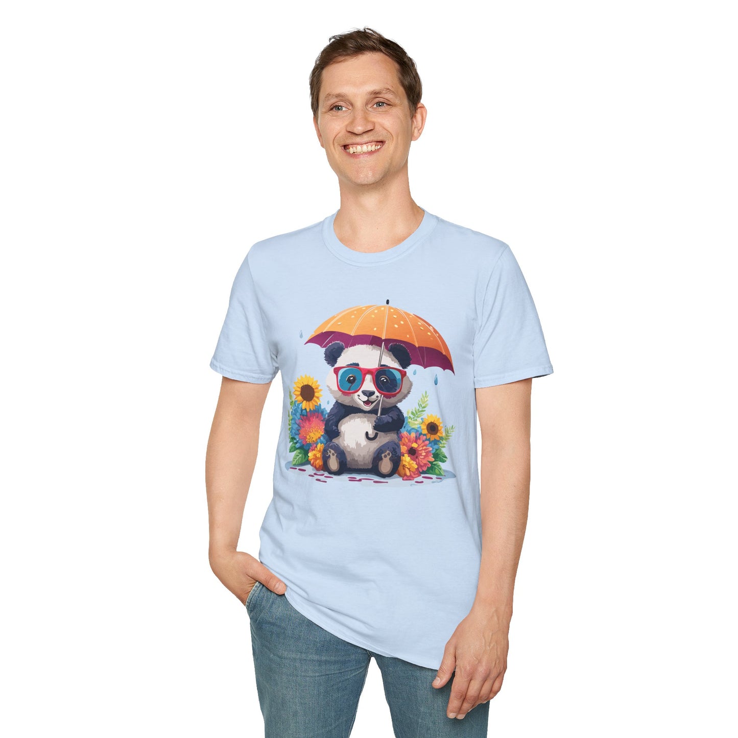 Panda Shirt, T Shirt with Panda, Animal Shirt, Tee Shirt with Animals