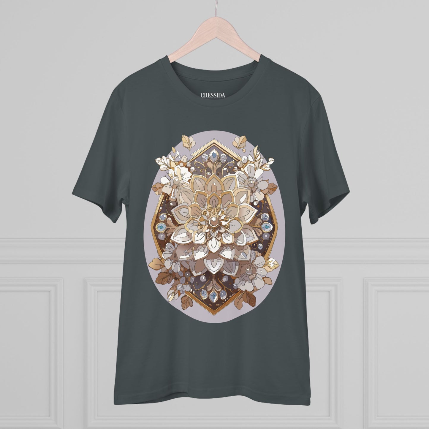 Organic T-shirt with Flower