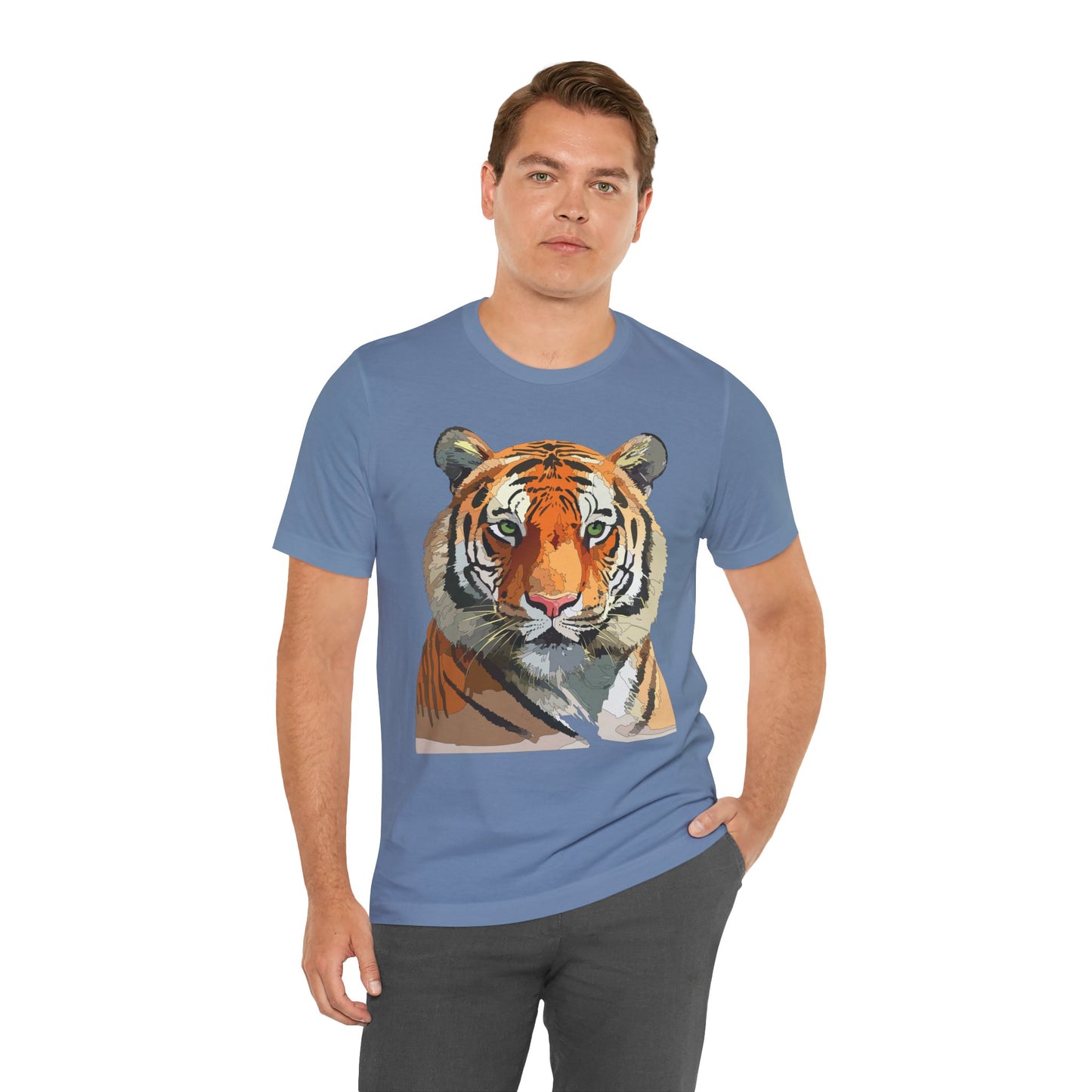 Unisex Animal Shirt, Tee Shirt with Animals, Art Design Tee Shirt, Wild Animals Shirt