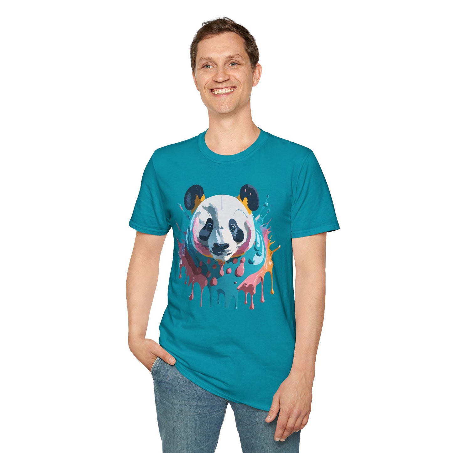 Panda Shirt, T Shirt with Panda, Animal Shirt, Tee Shirt with Animals