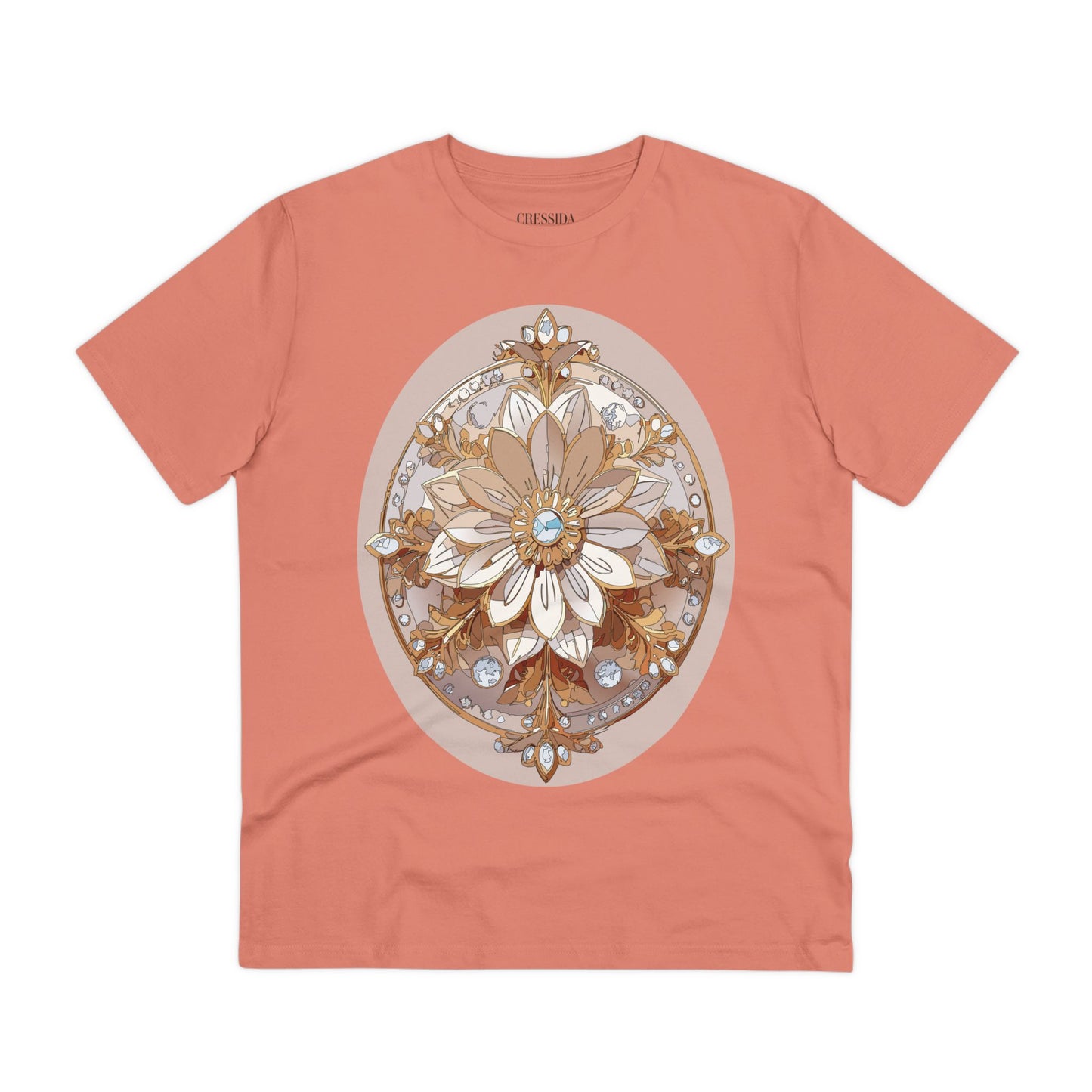 Organic T-shirt with Flower