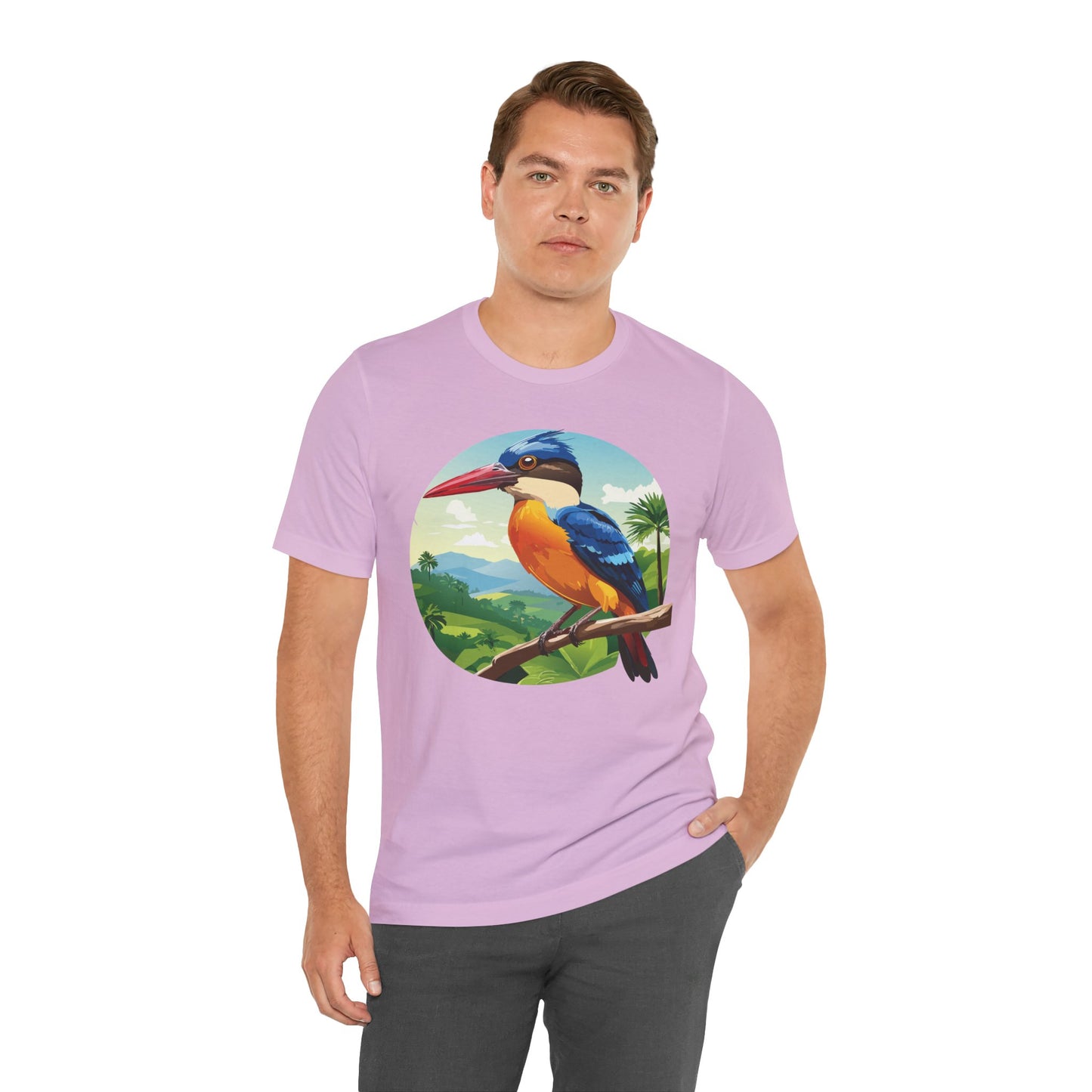Unisex Animal Shirt, Tee Shirt with Animals, Art Design Tee Shirt, Wild Animals Shirt
