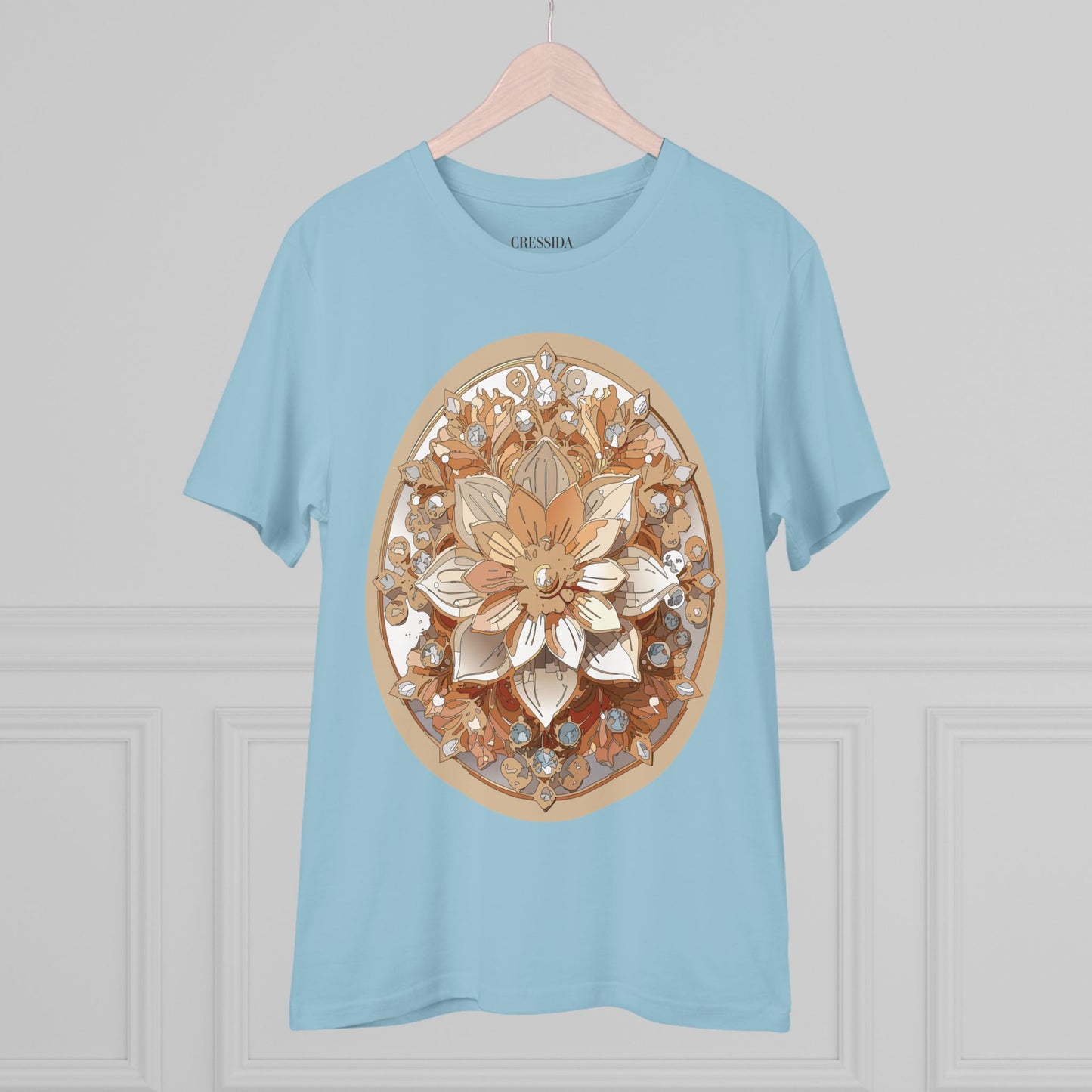 Organic T-shirt with Flower