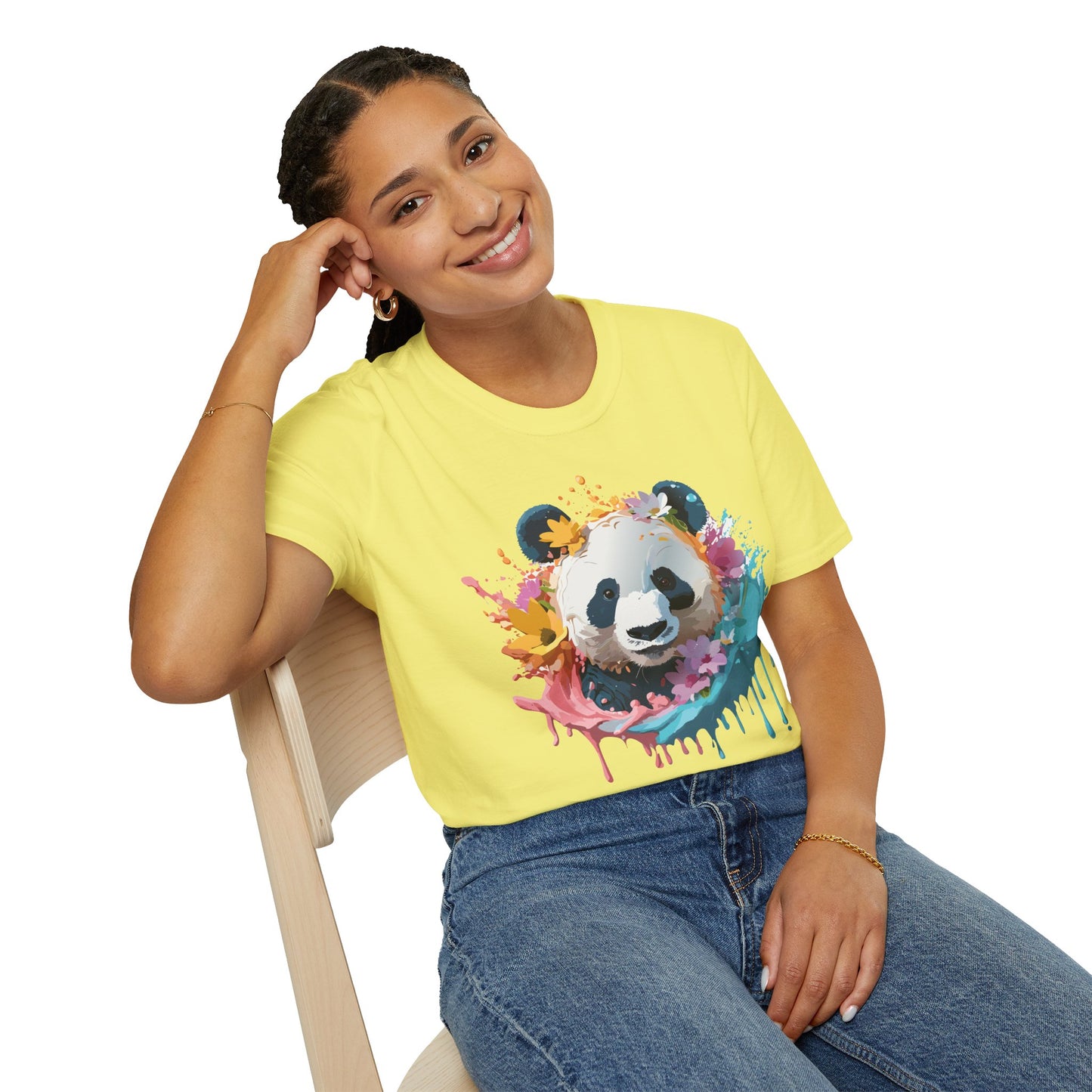 Panda Shirt, T Shirt with Panda, Animal Shirt, Tee Shirt with Animals