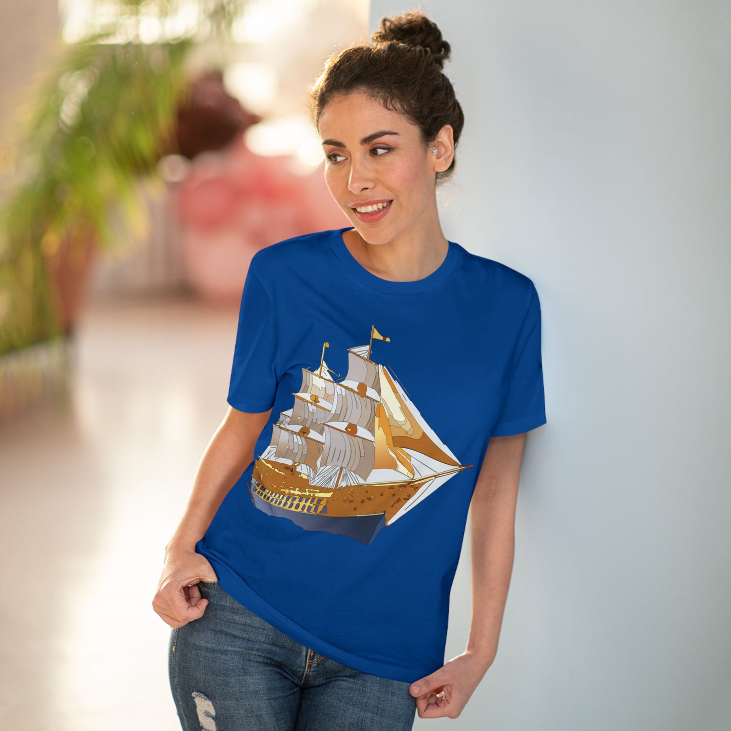 Organic T-shirt with Ship