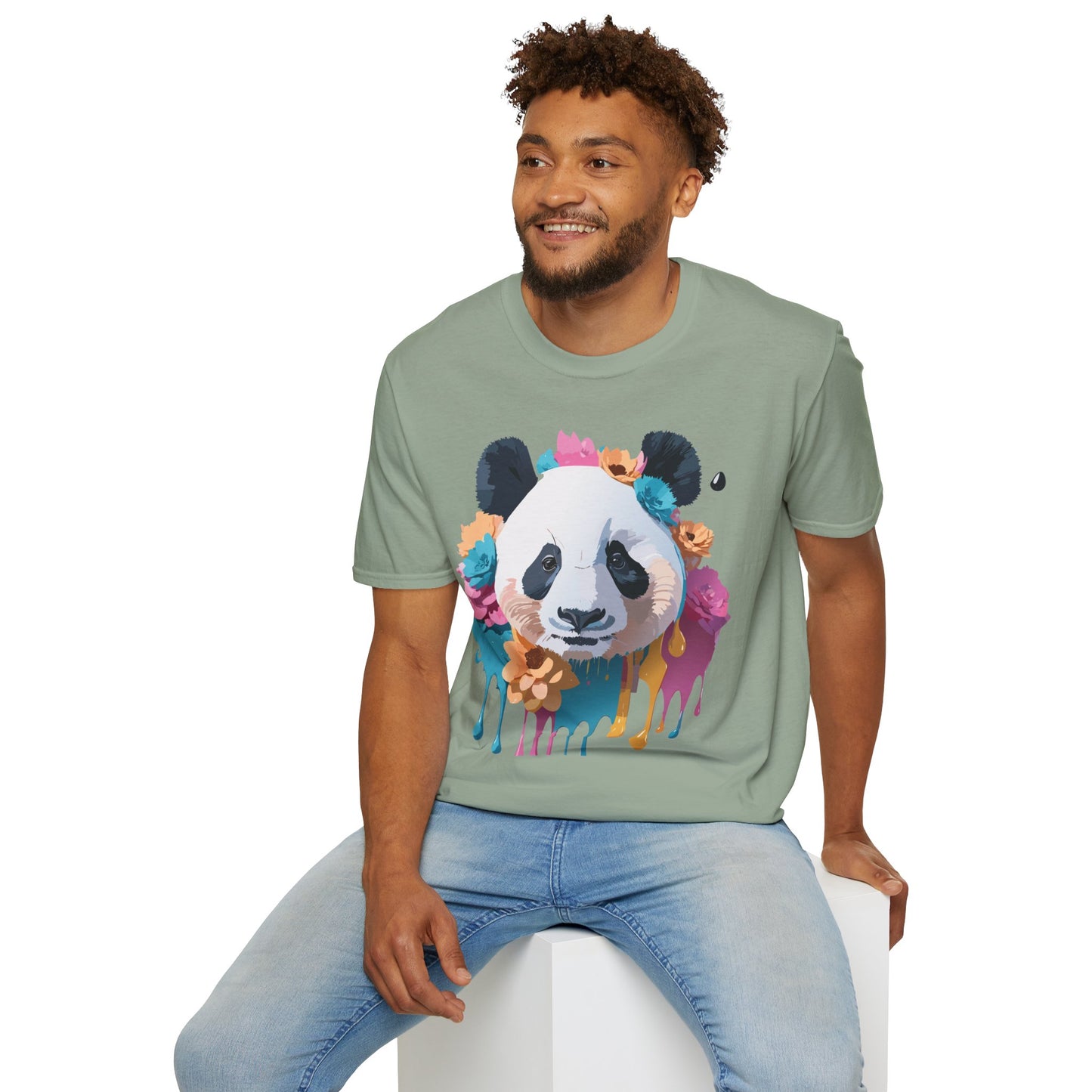 Panda Shirt, T Shirt with Panda, Animal Shirt, Tee Shirt with Animals