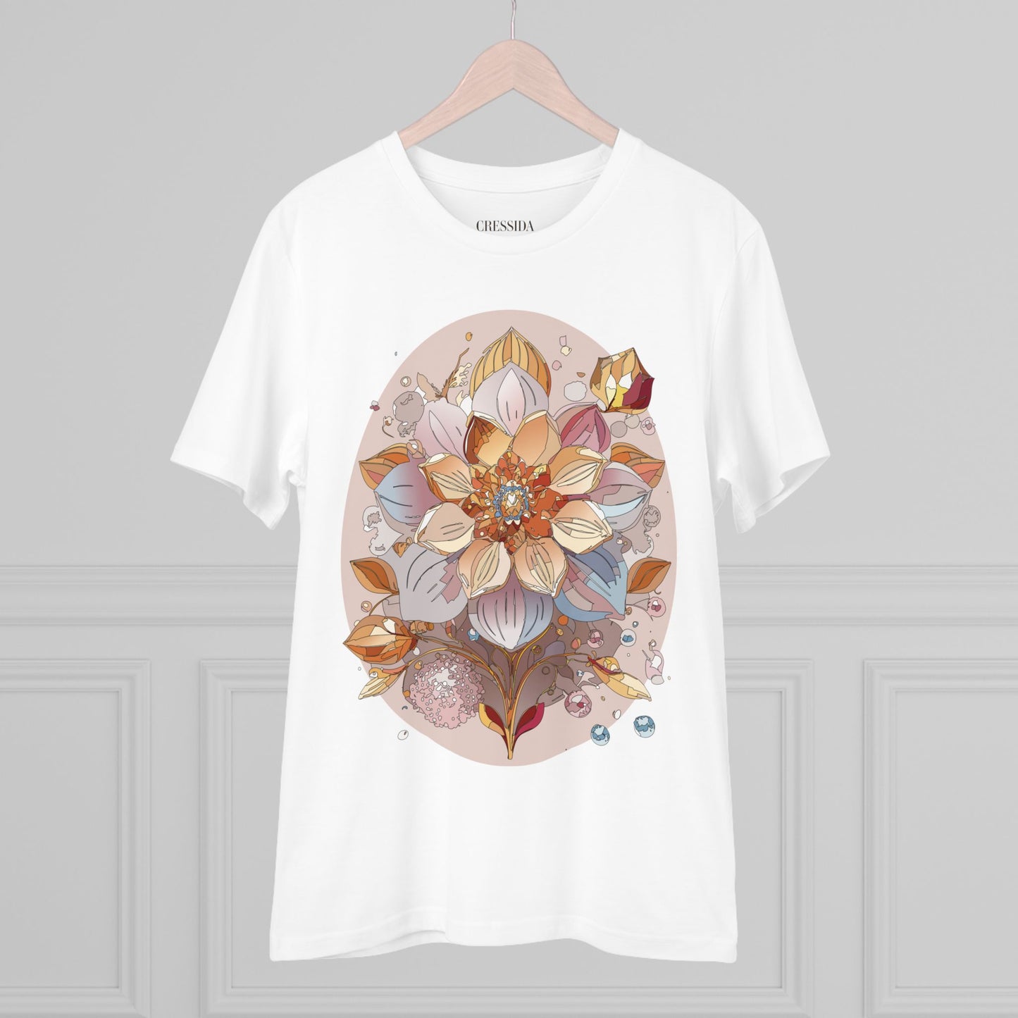 Organic T-shirt with Flower