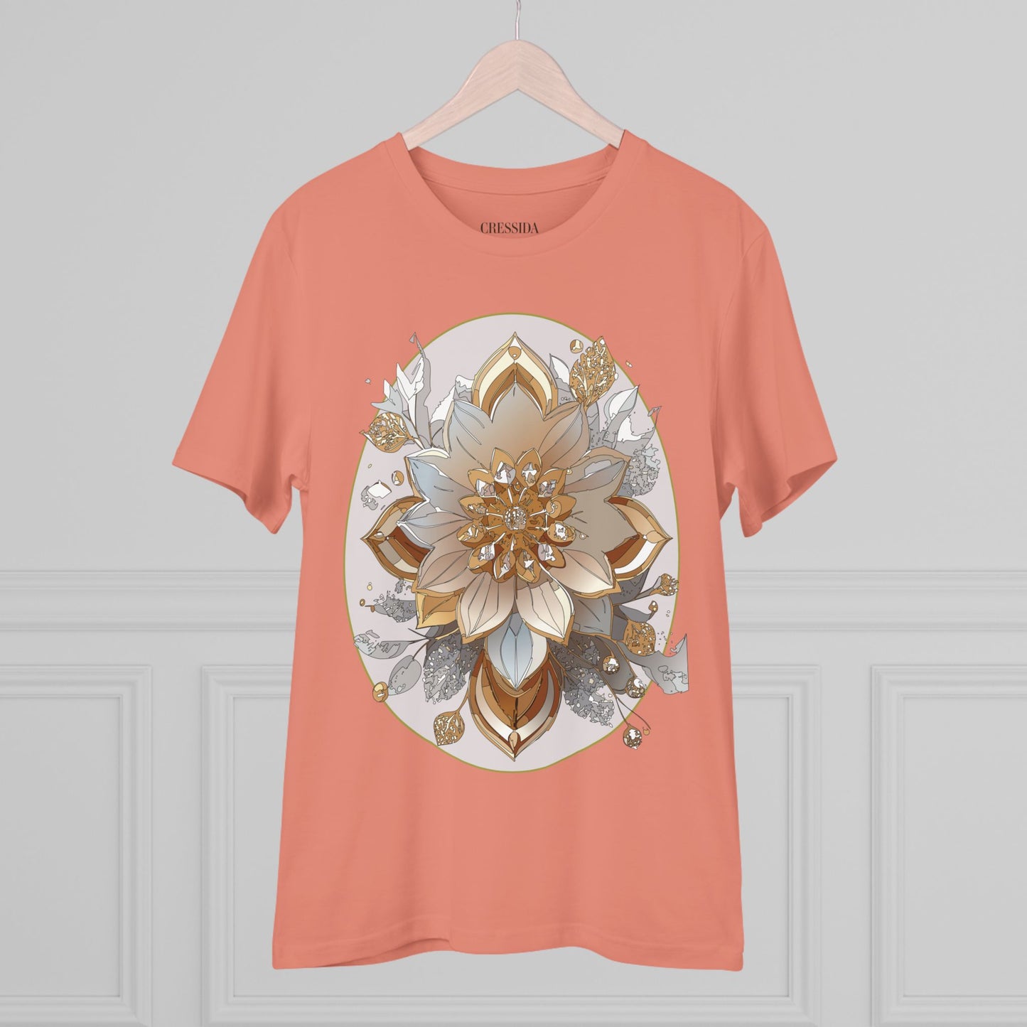 Organic T-shirt with Flower