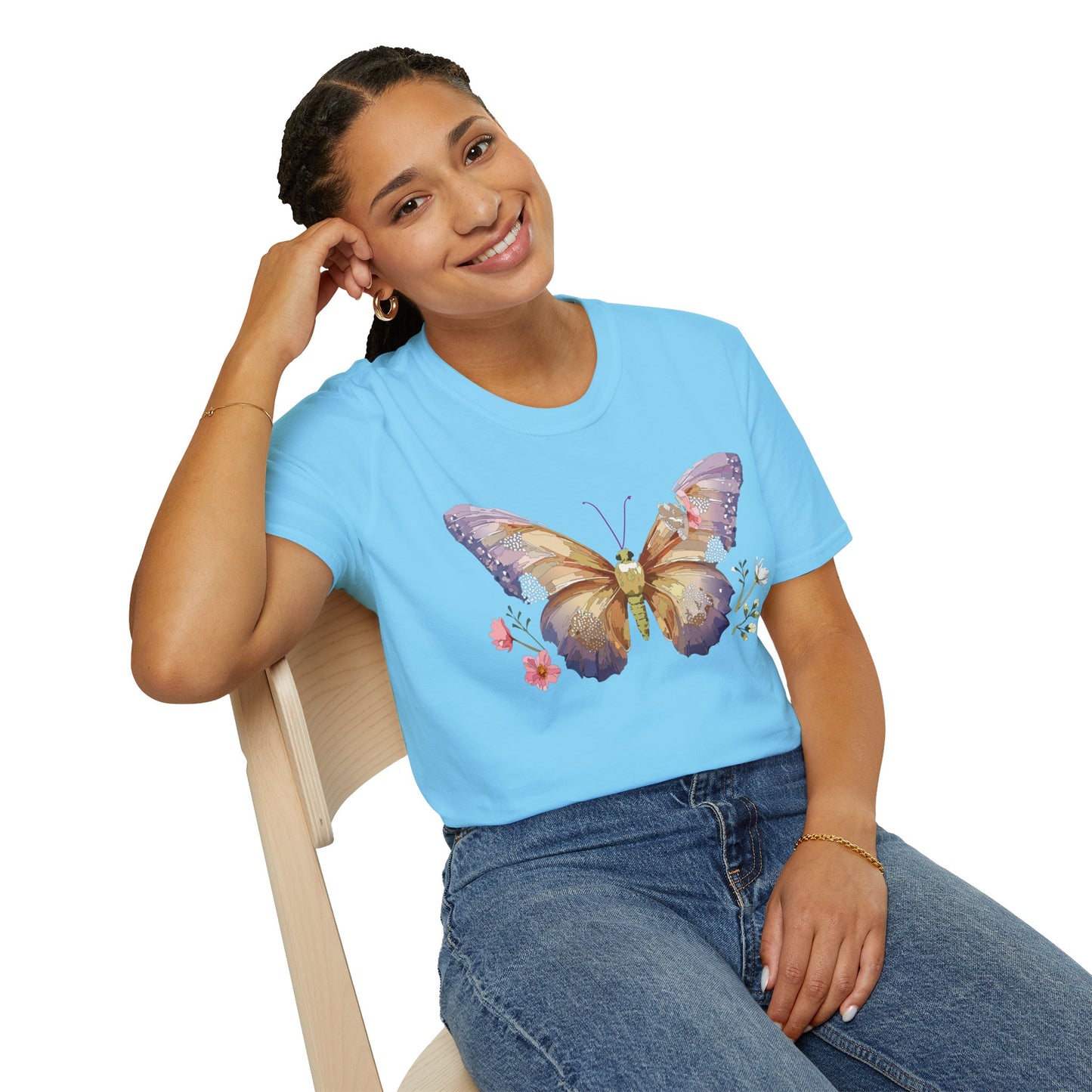 Butterfly Shirt, T Shirt with Butterfly, Monarch Shirt