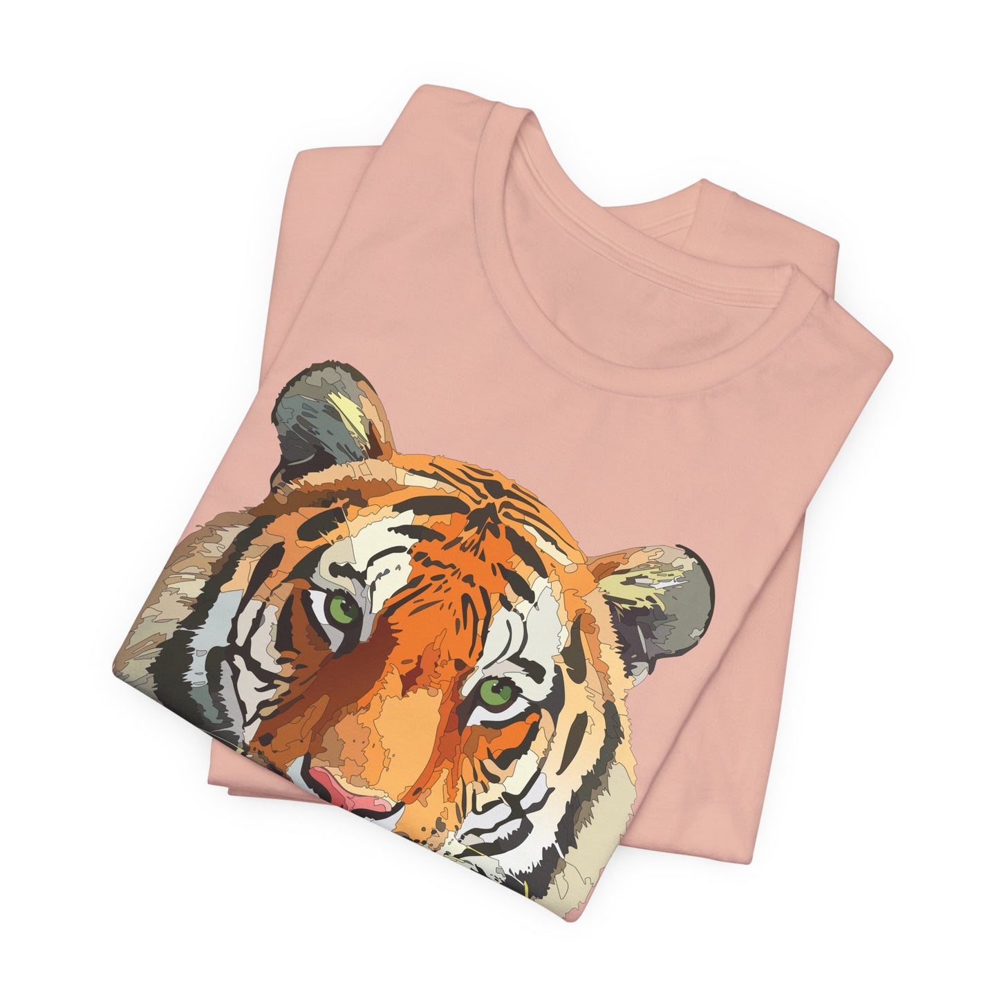 Unisex Animal Shirt, Tee Shirt with Animals, Art Design Tee Shirt, Wild Animals Shirt