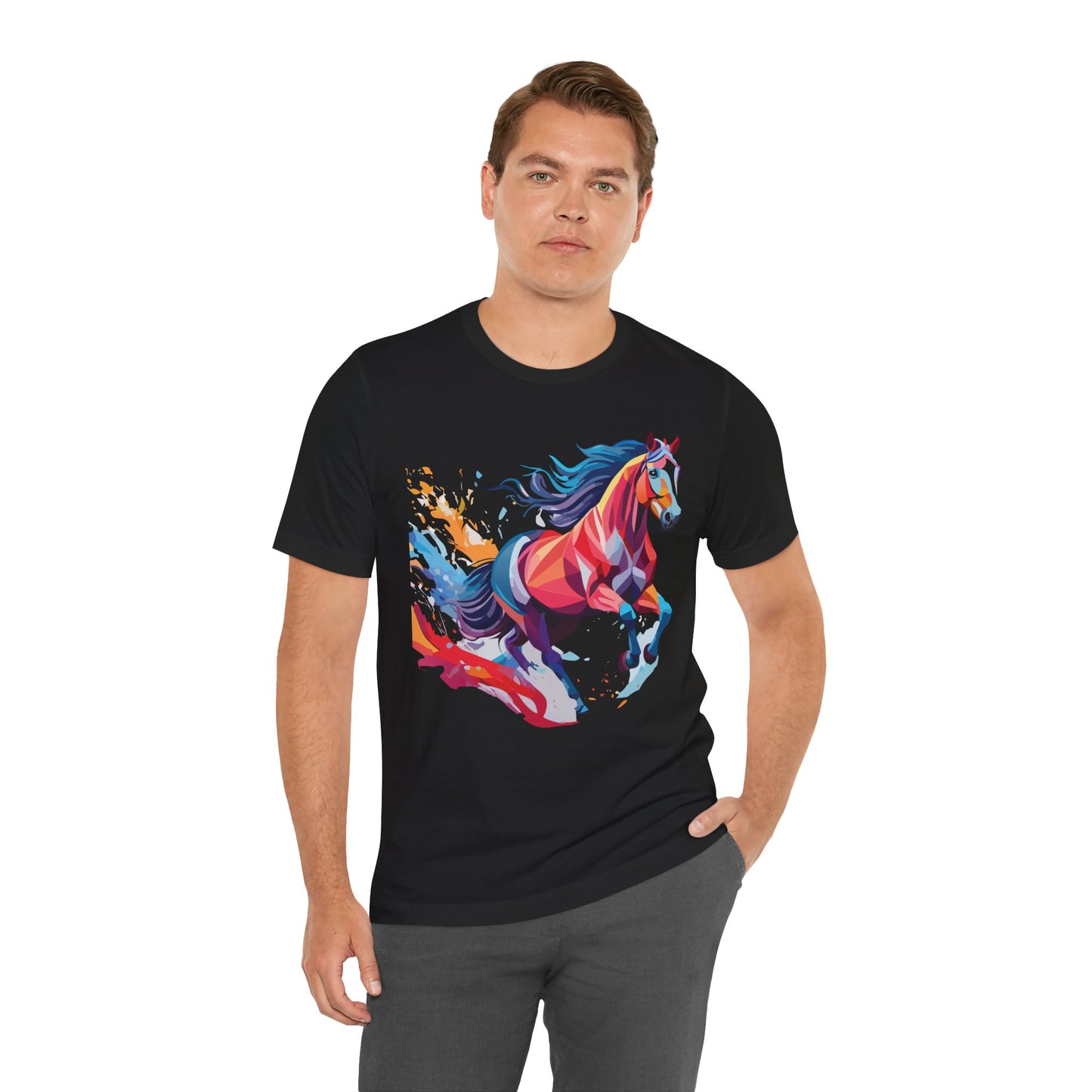 Unisex Animal Shirt, Tee Shirt with Animals, Art Design Tee Shirt, Wild Animals Shirt