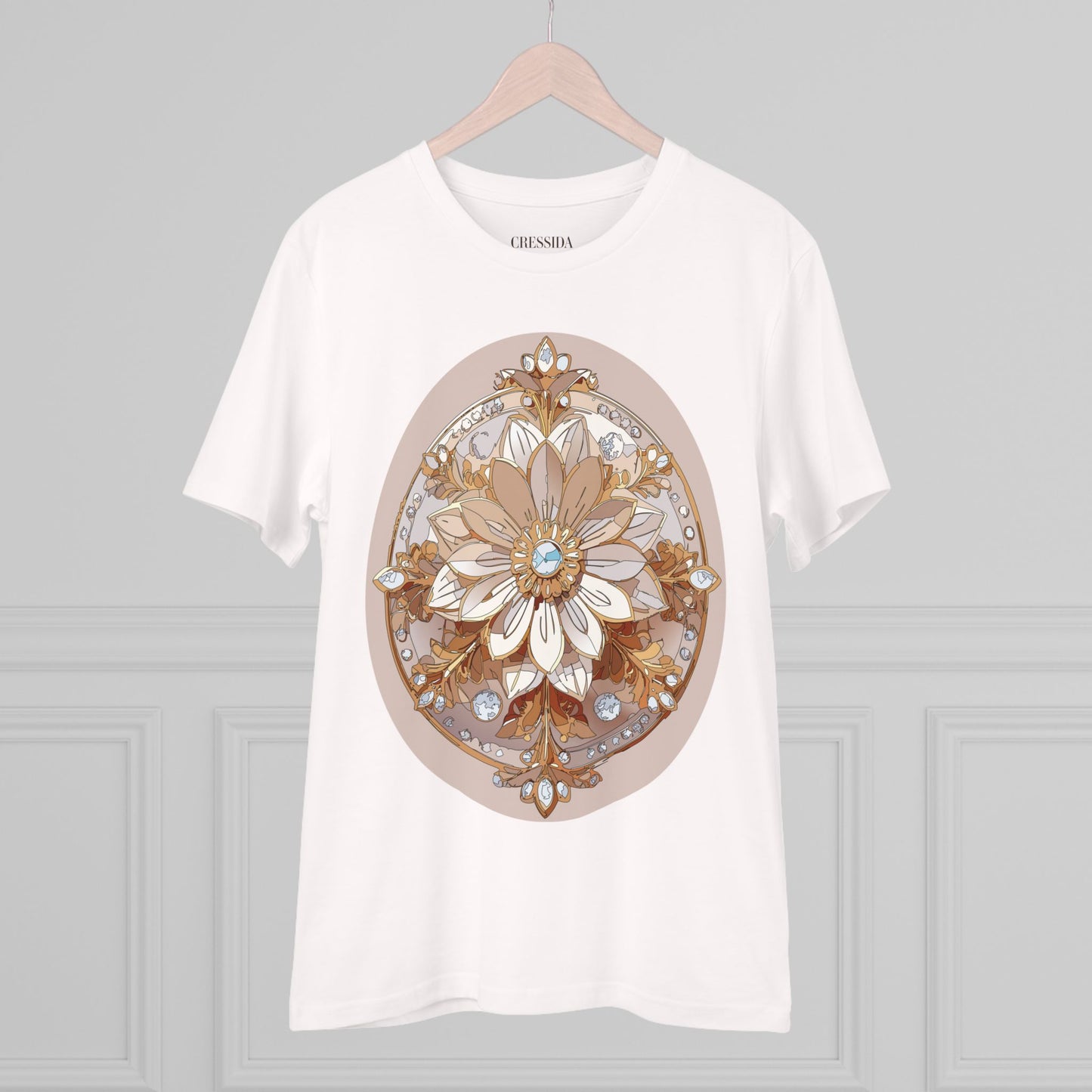 Organic T-shirt with Flower