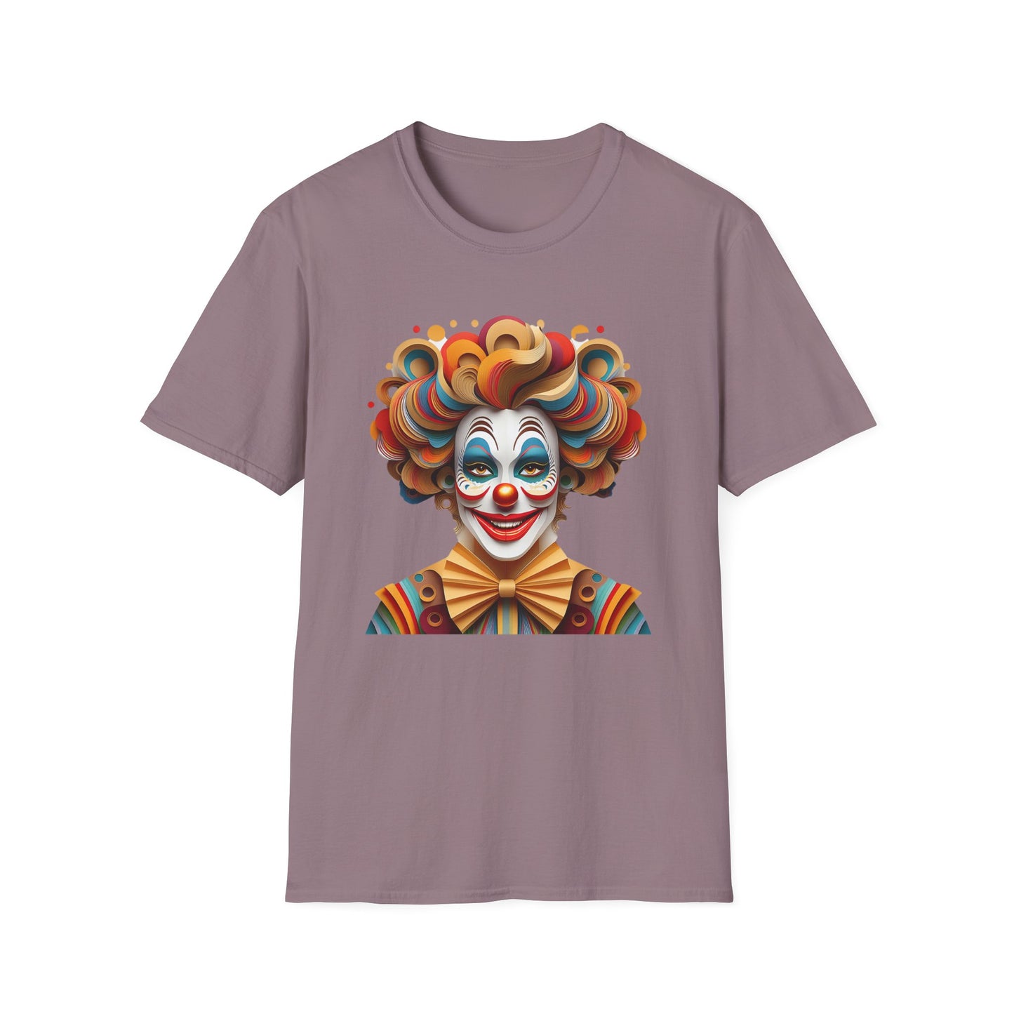 Clown Shirt, T Shirt with Clown, Funny Man Shirt, Tee Shirt with Funny Man, Circus Shirt, Shirt with Circus, Scary Man Shirt, Shirt with Scary Man