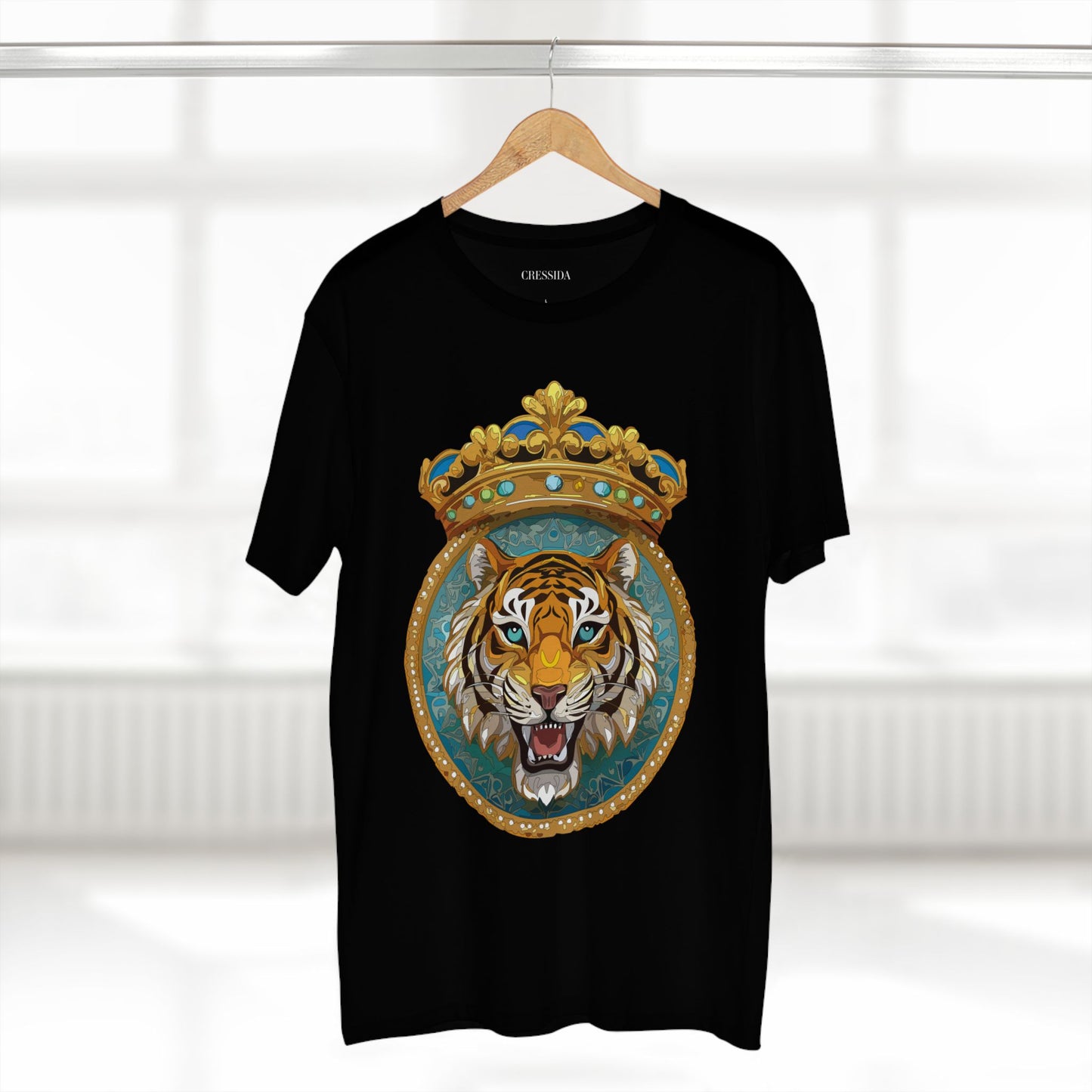 Unisex Animal Art Tee With Antique Medallion Design Premium Cotton Shirt