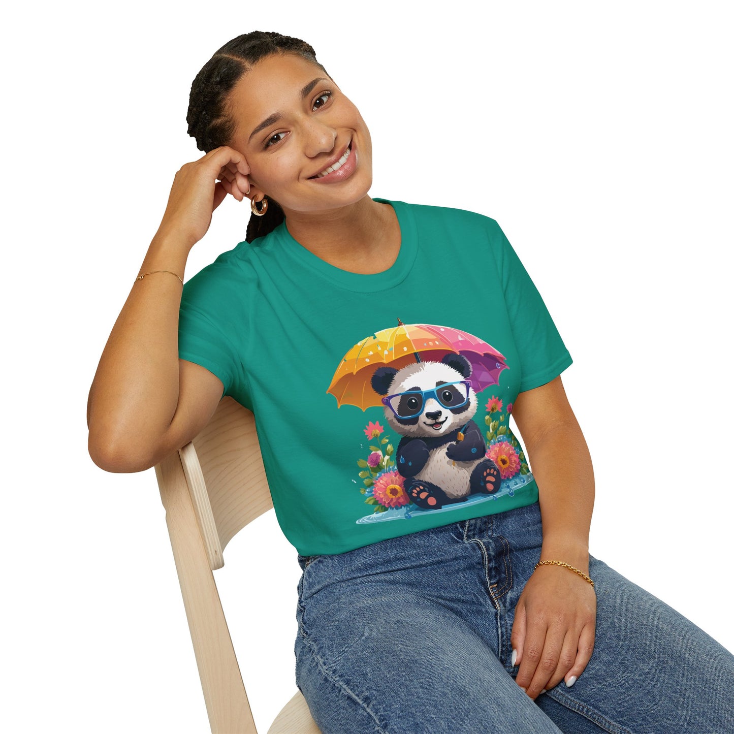 Panda Shirt, T Shirt with Panda, Animal Shirt, Tee Shirt with Animals