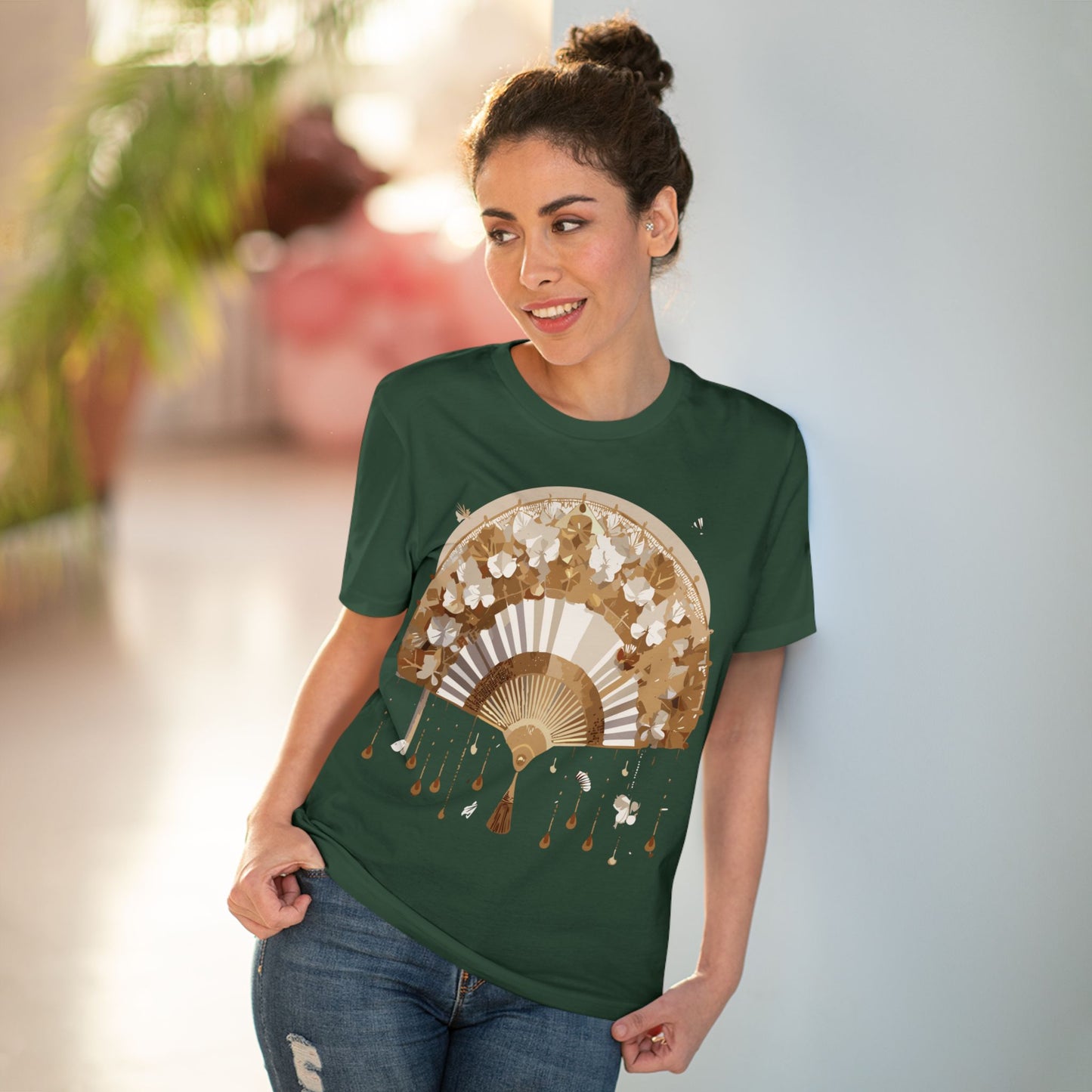 Organic T-shirt with Fan